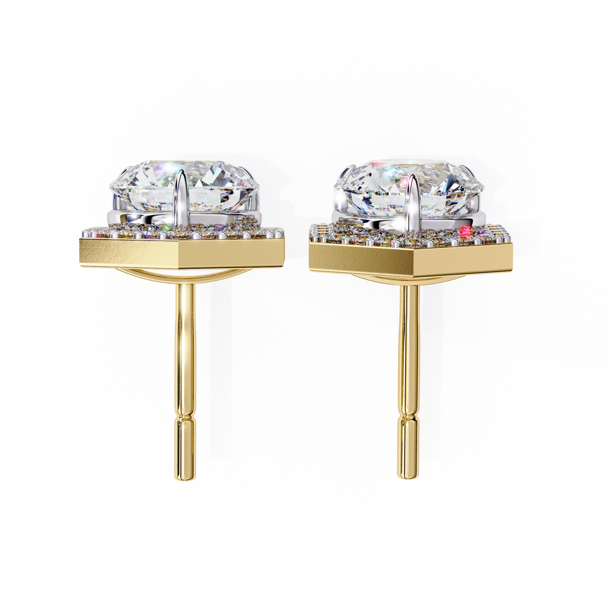 Daisy Diamond Solitaire Earrings