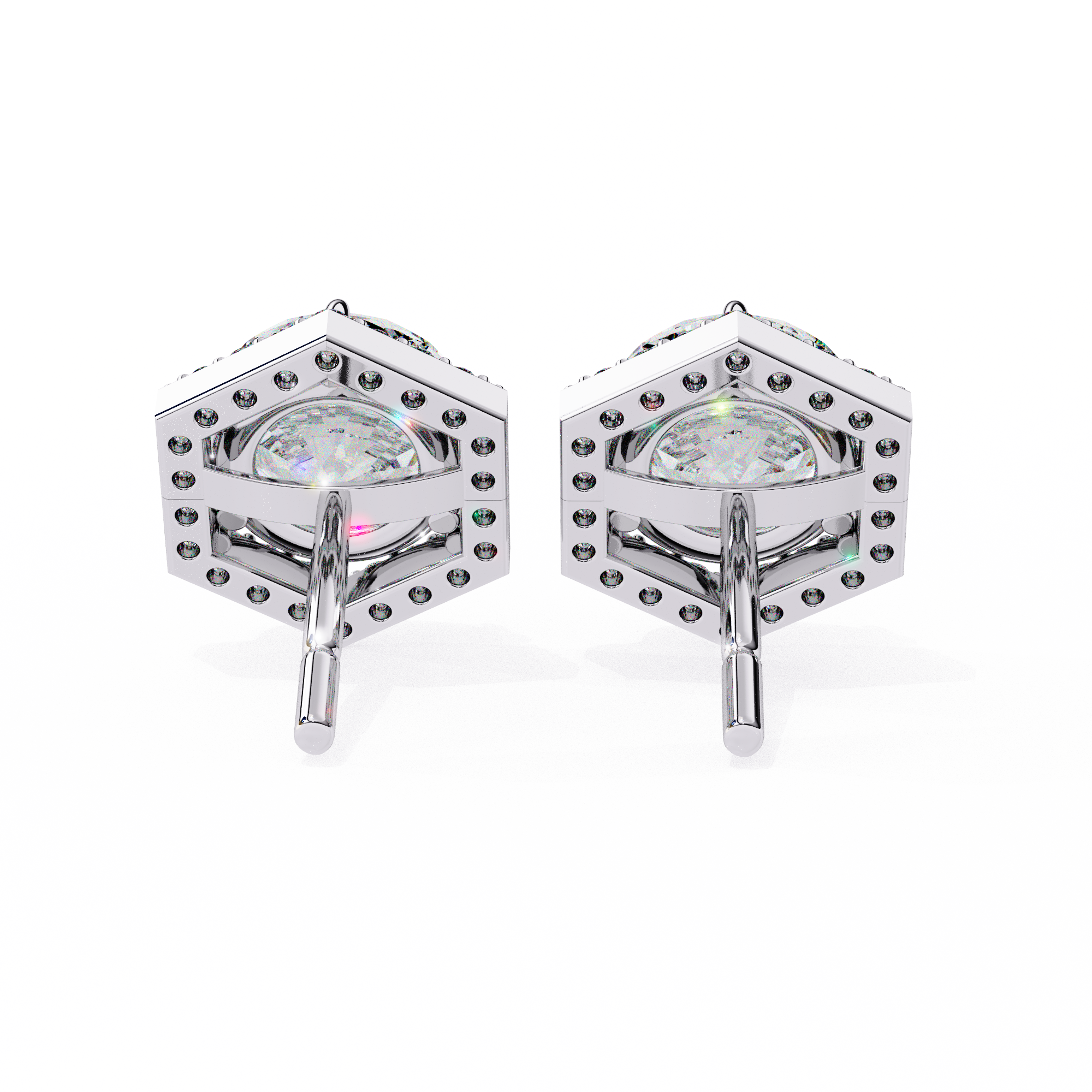 Daisy Diamond Solitaire Earrings