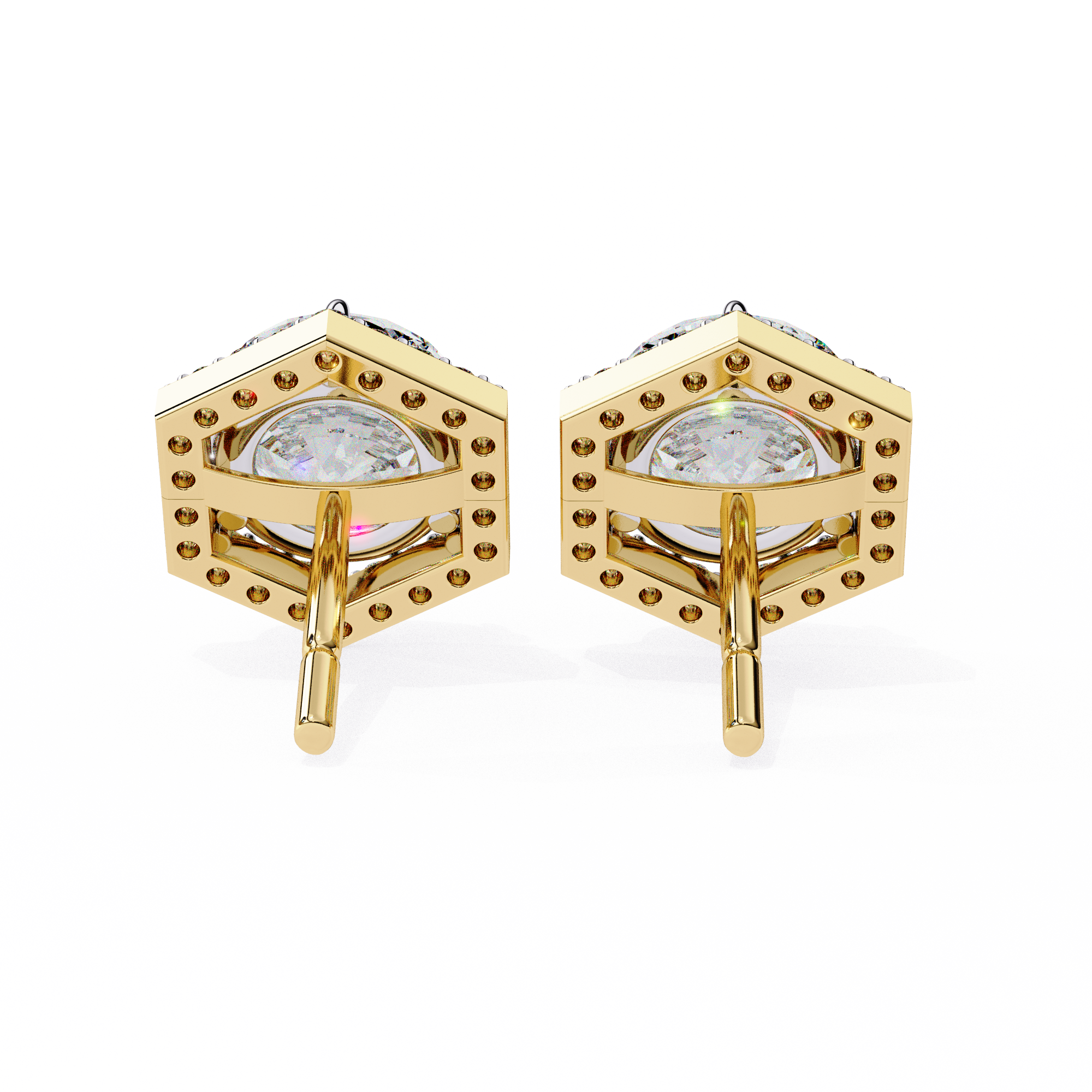 Daisy Diamond Solitaire Earrings