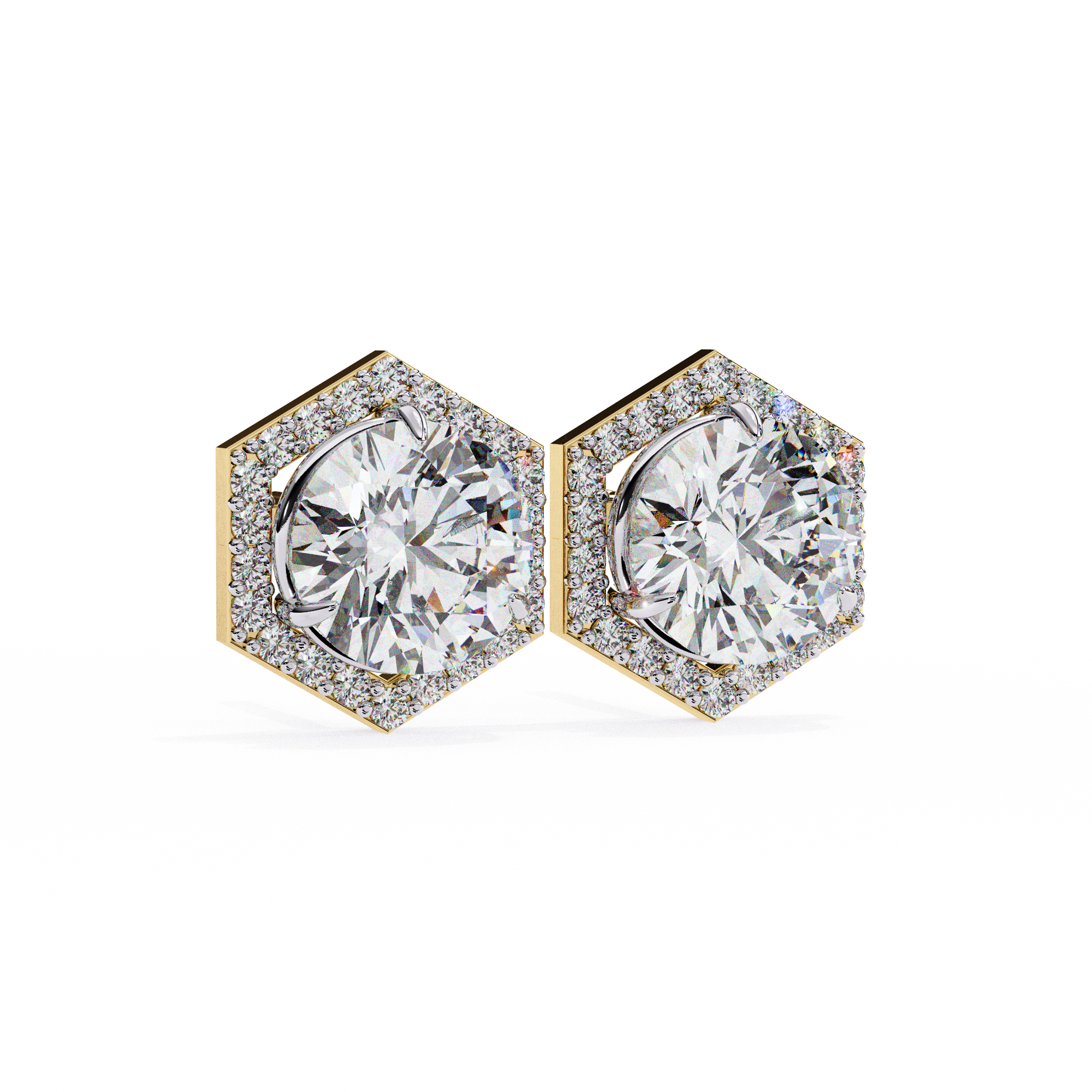 Daisy Diamond Solitaire Earrings