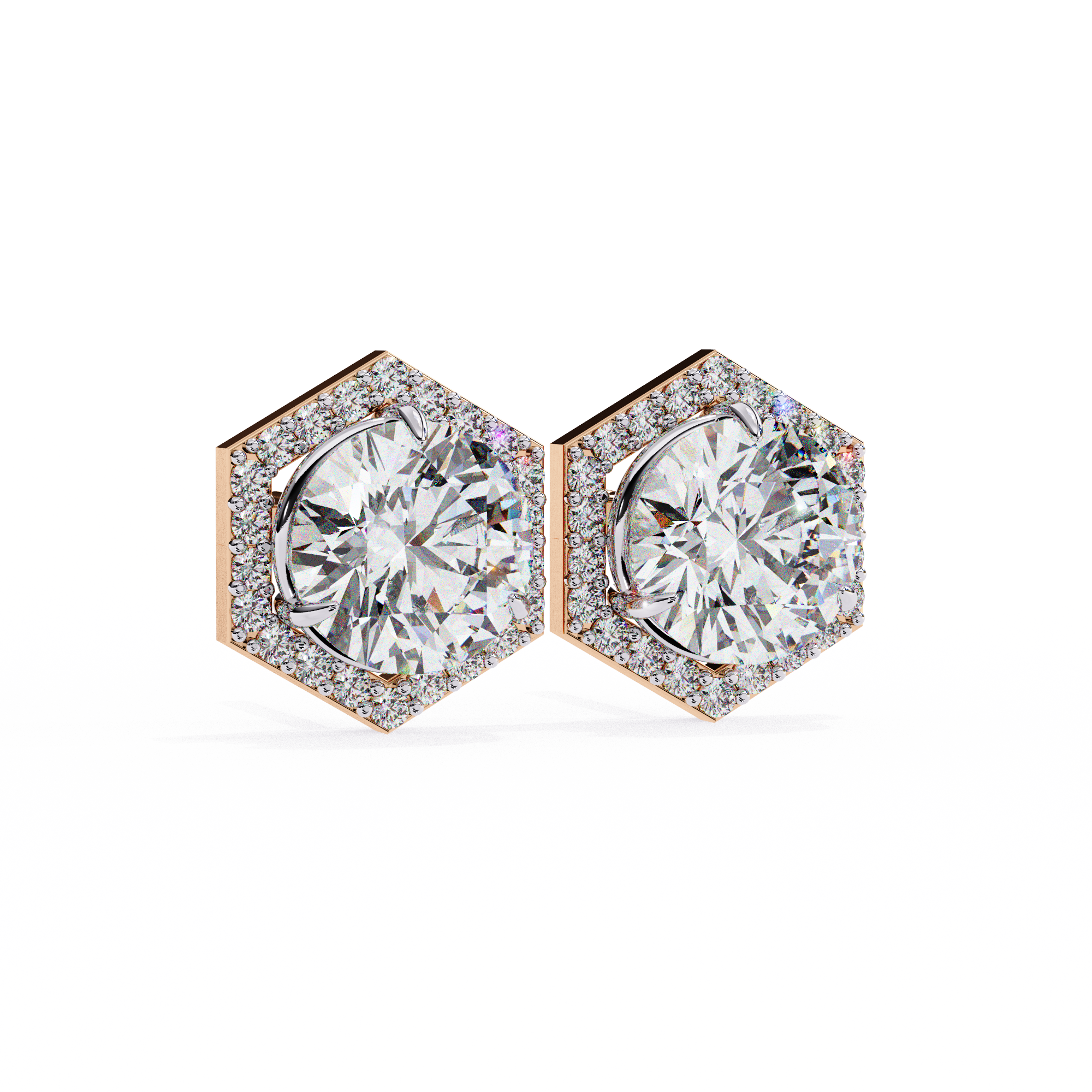 Daisy Diamond Solitaire Earrings