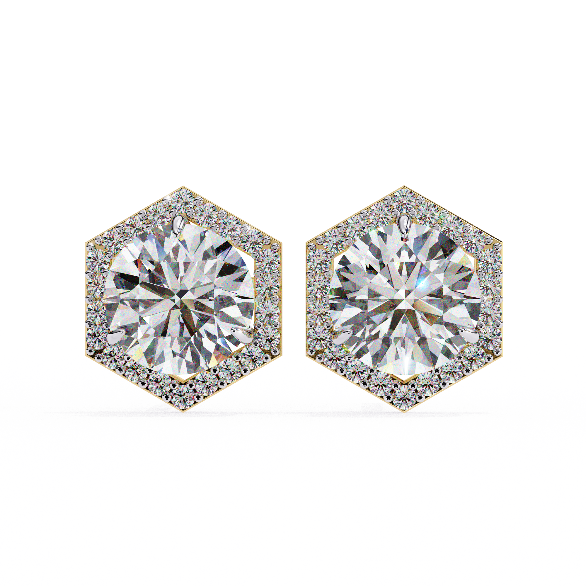 Daisy Diamond Solitaire Earrings