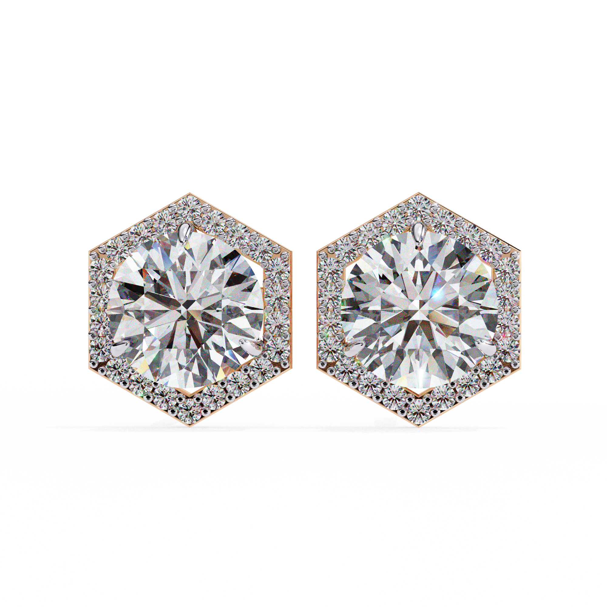 Daisy Diamond Solitaire Earrings