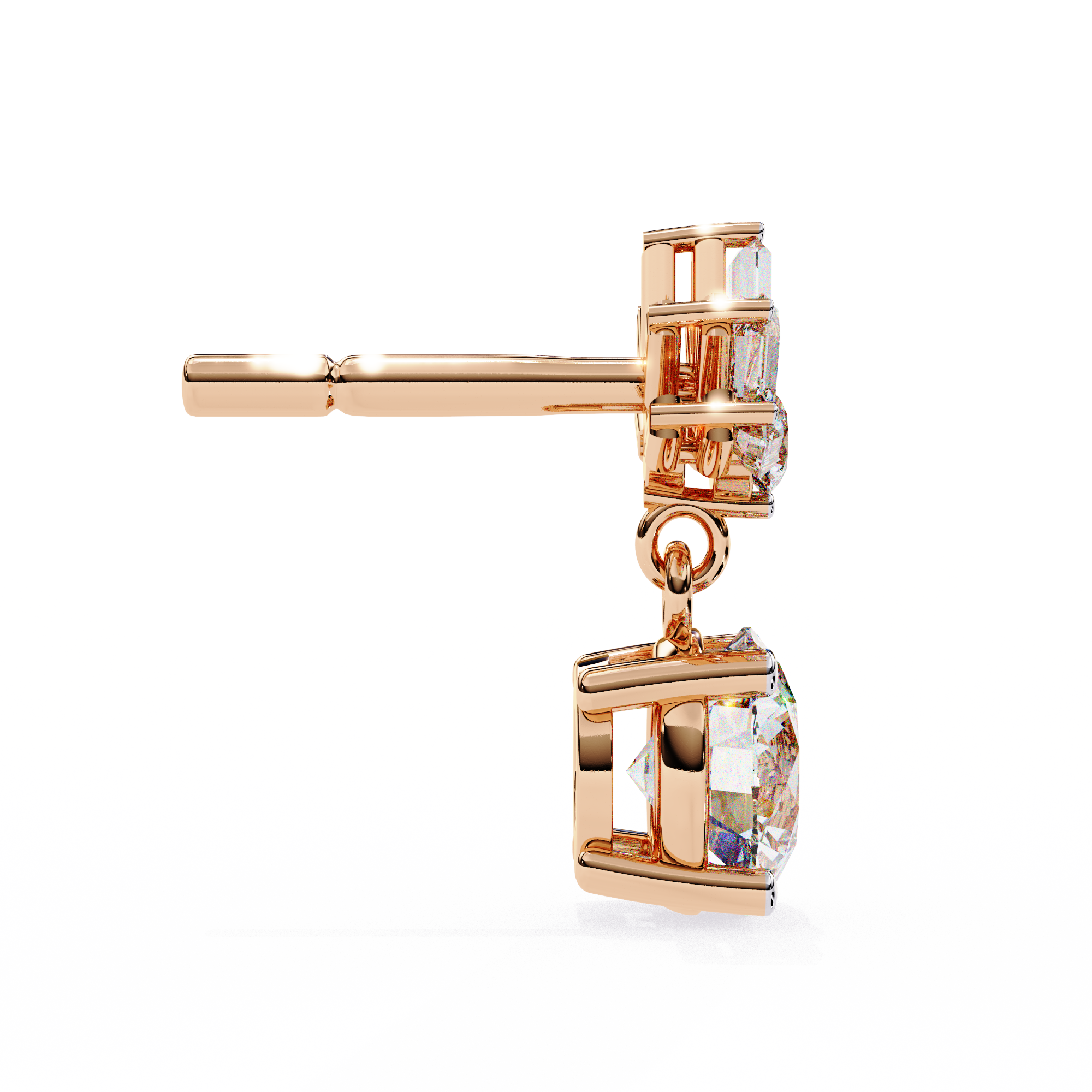 Janet Diamond Solitaire Earrings