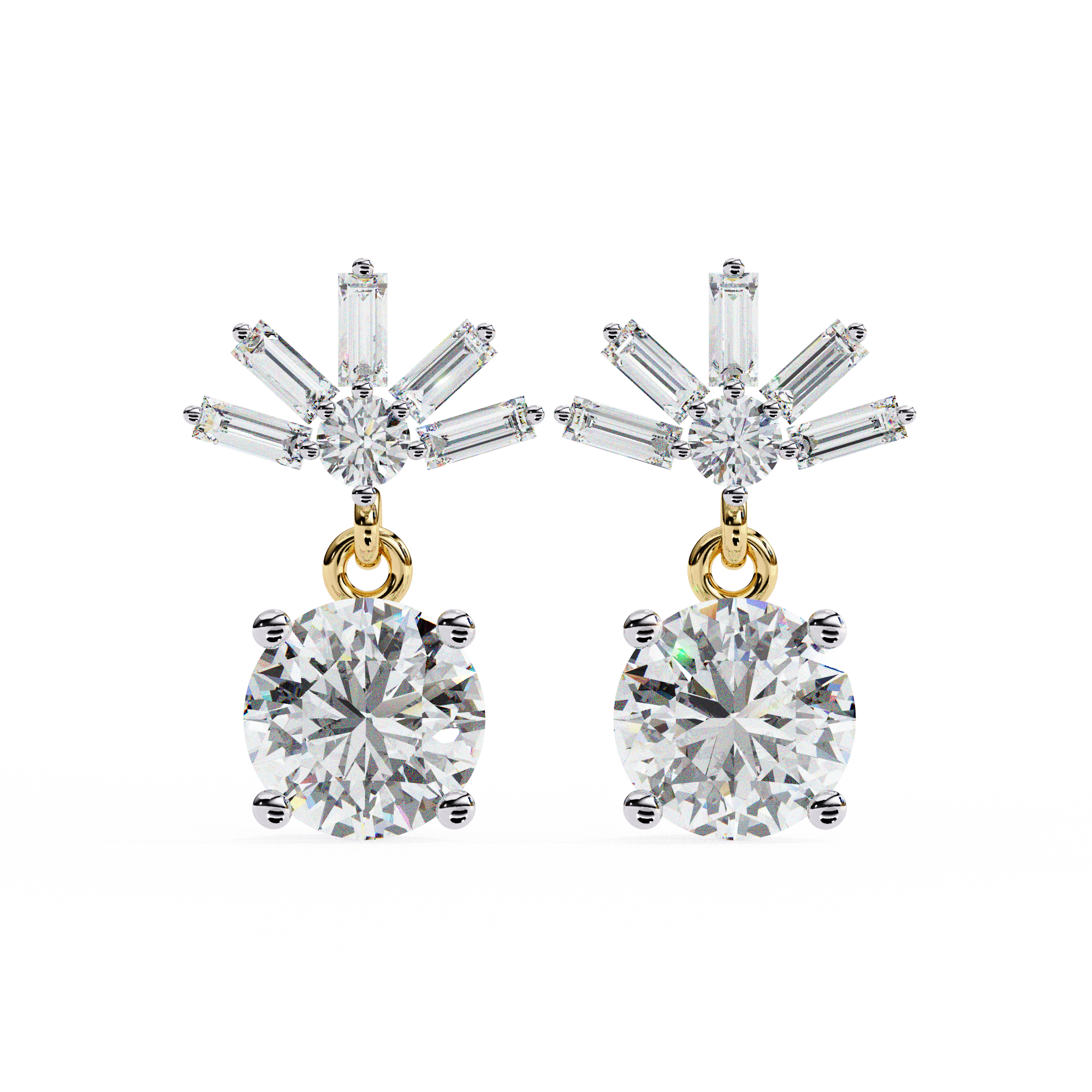 Janet Diamond Solitaire Earrings