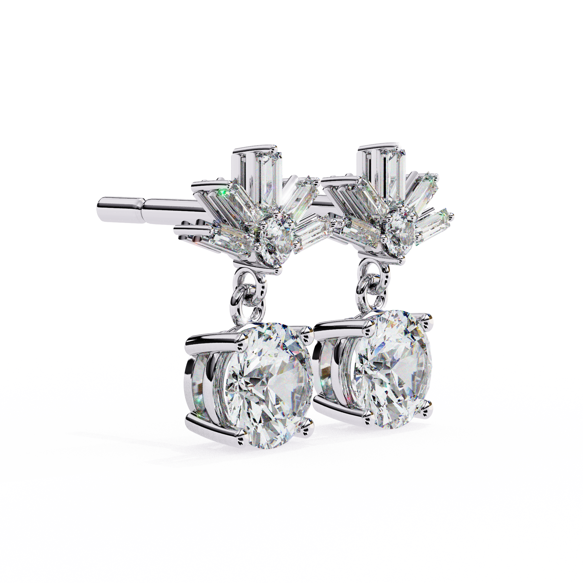 Janet Diamond Solitaire Earrings