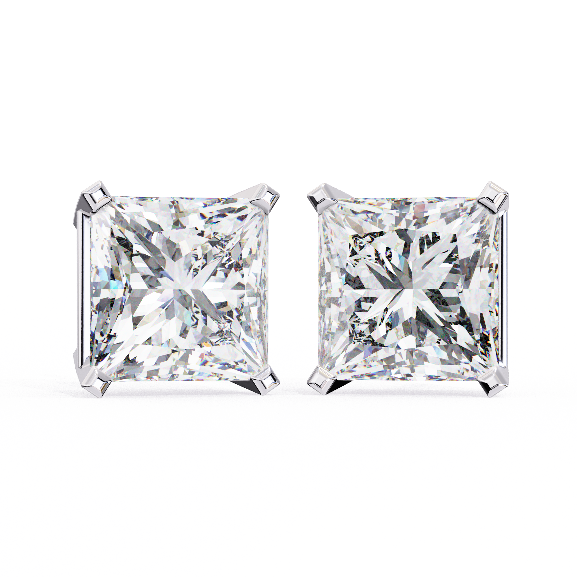 Elora Diamond Solitaire Earrings