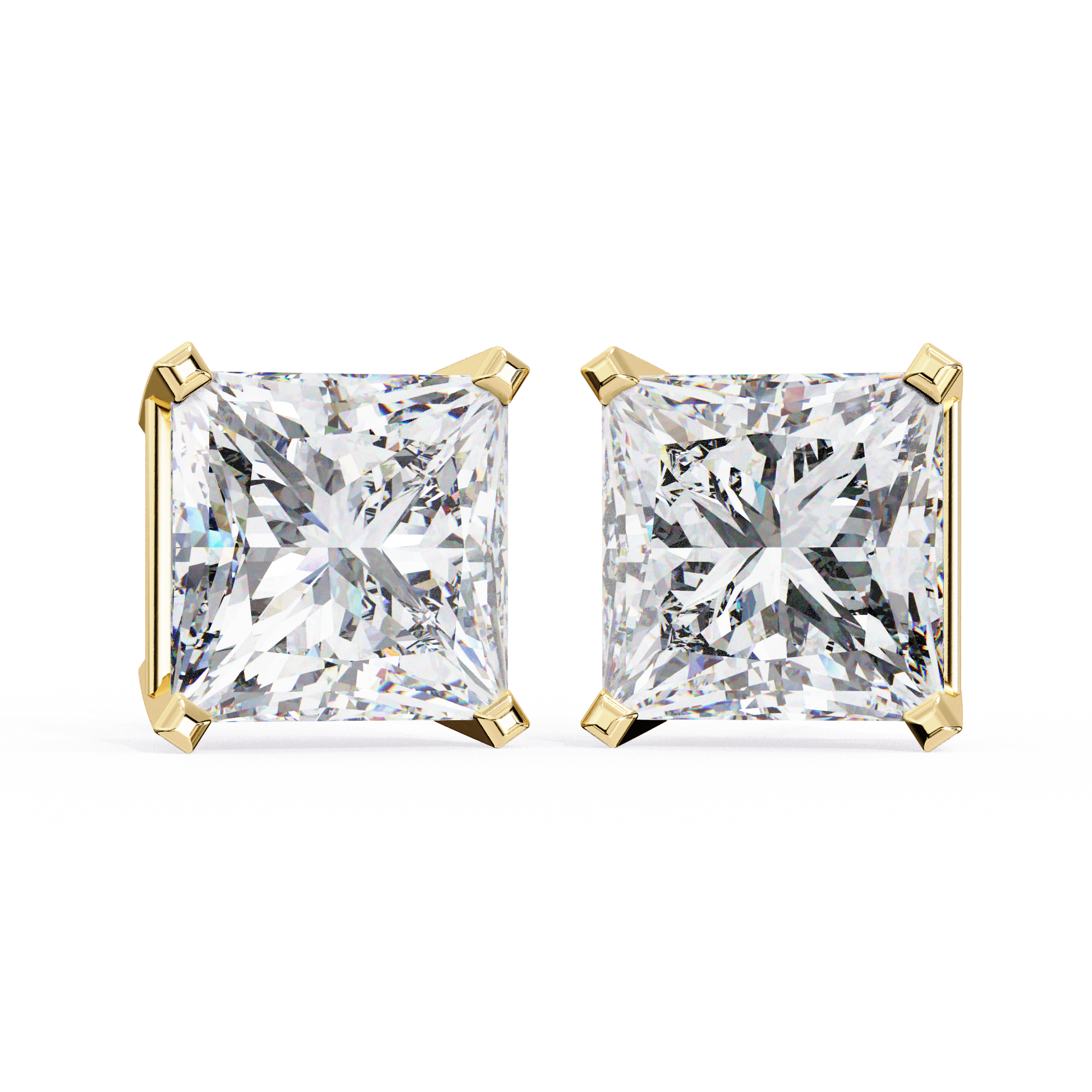 Elora Diamond Solitaire Earrings