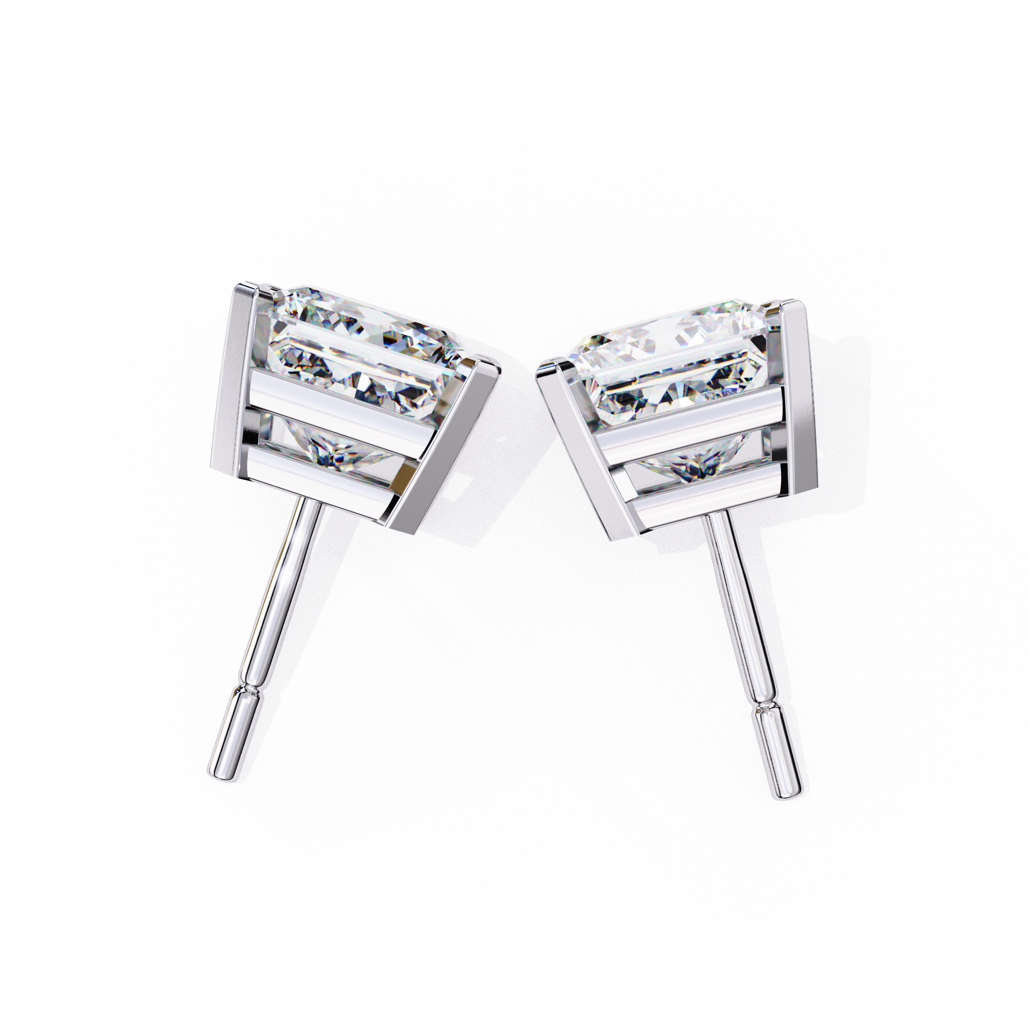 Elora Diamond Solitaire Earrings