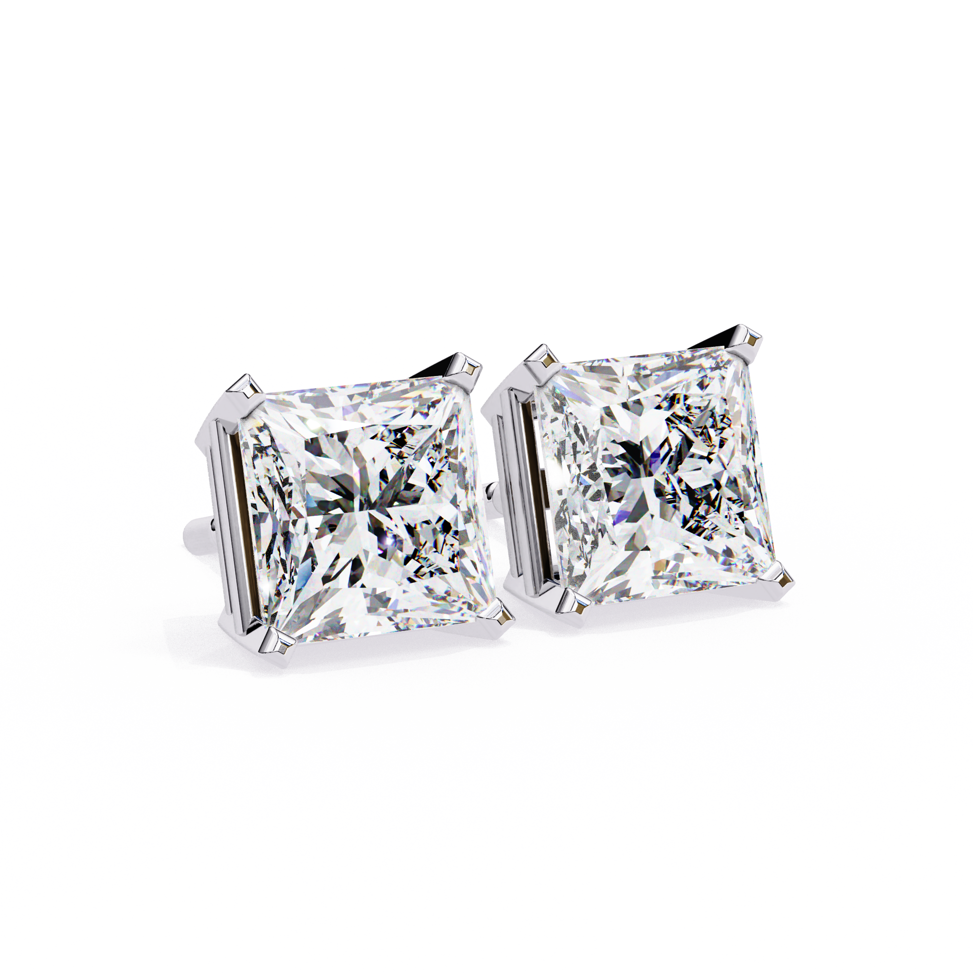 Elora Diamond Solitaire Earrings