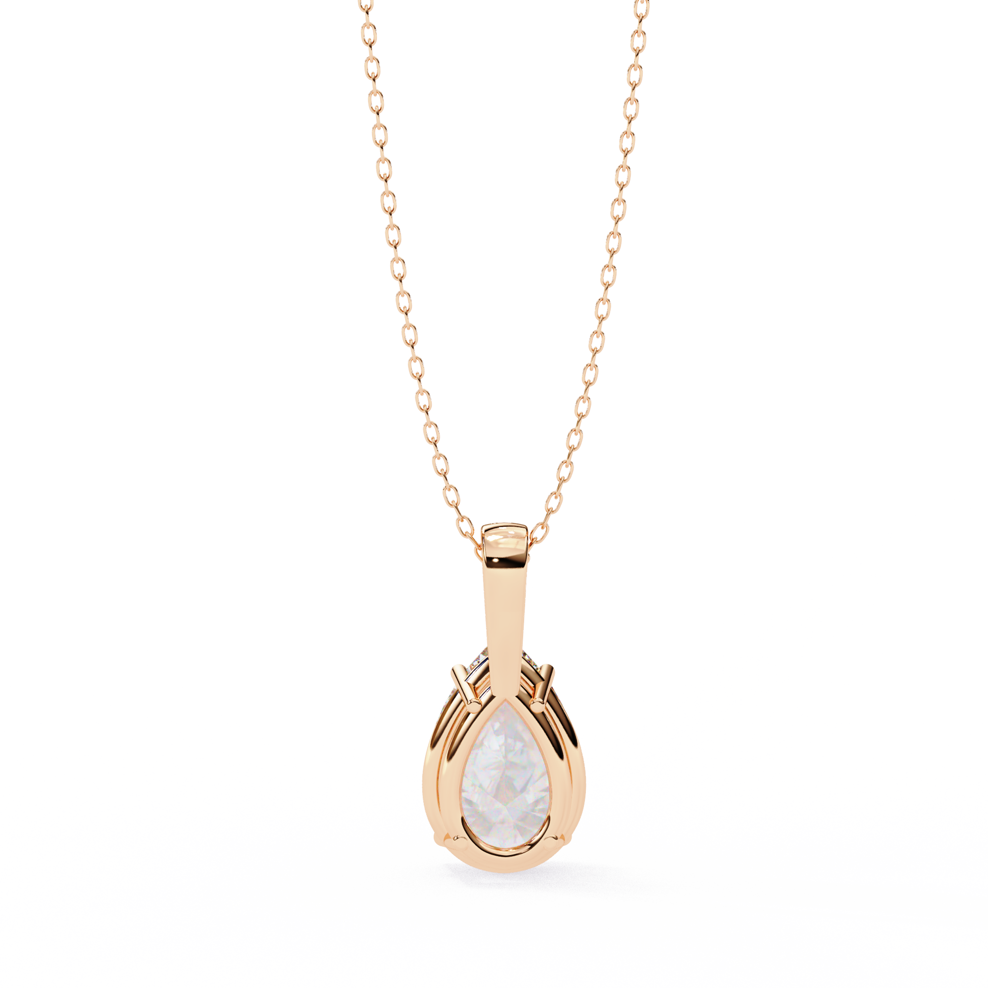 Leah Diamond Solitaire Pendant