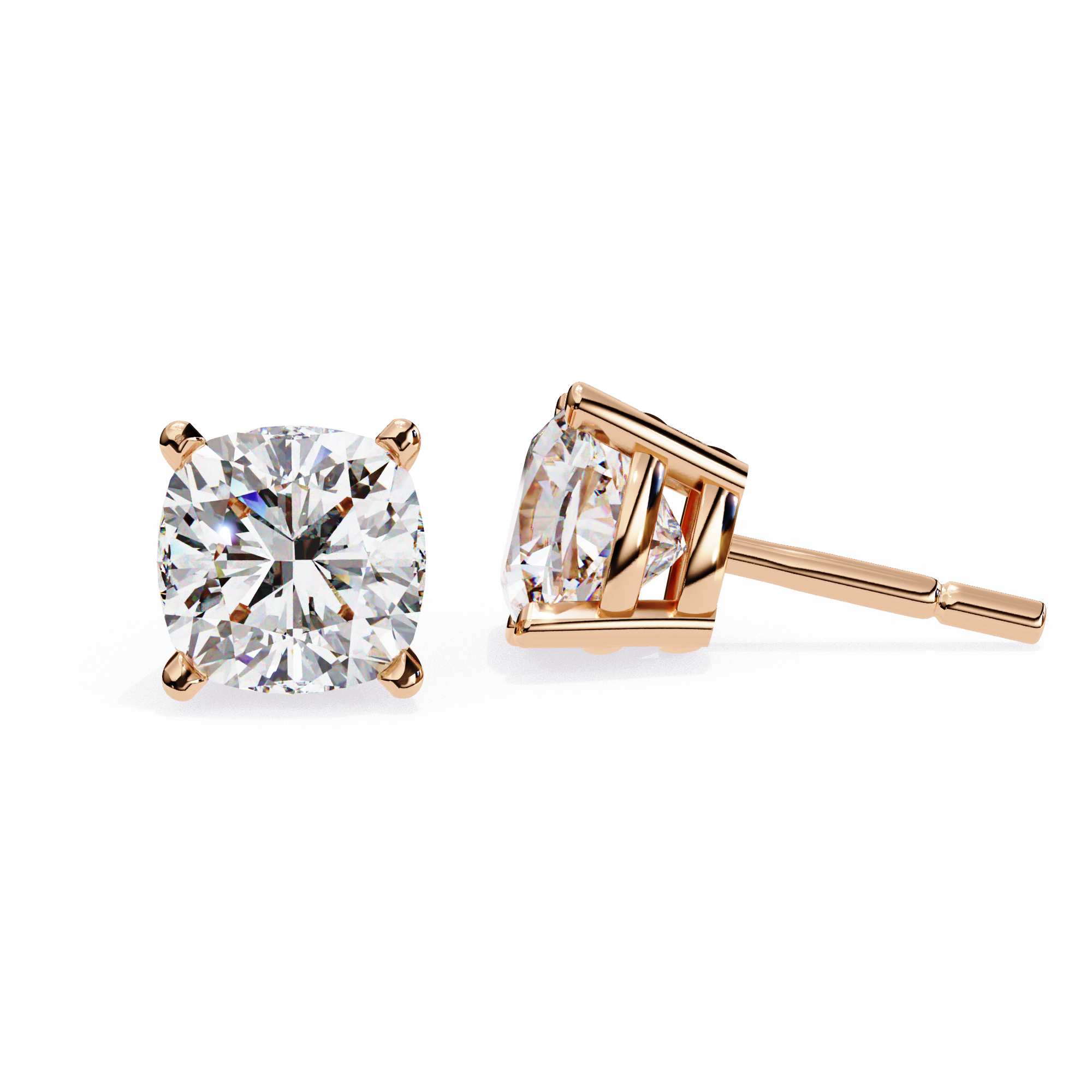 Ruth Diamond Solitaire Earrings