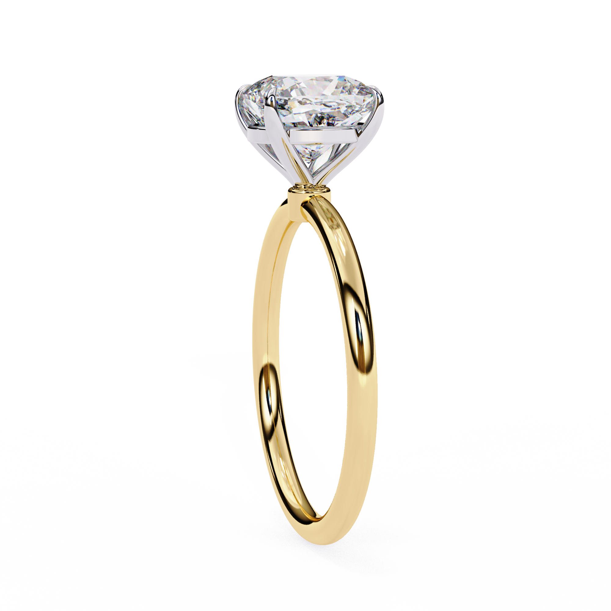 Eleanor Diamond Solitaire Ring