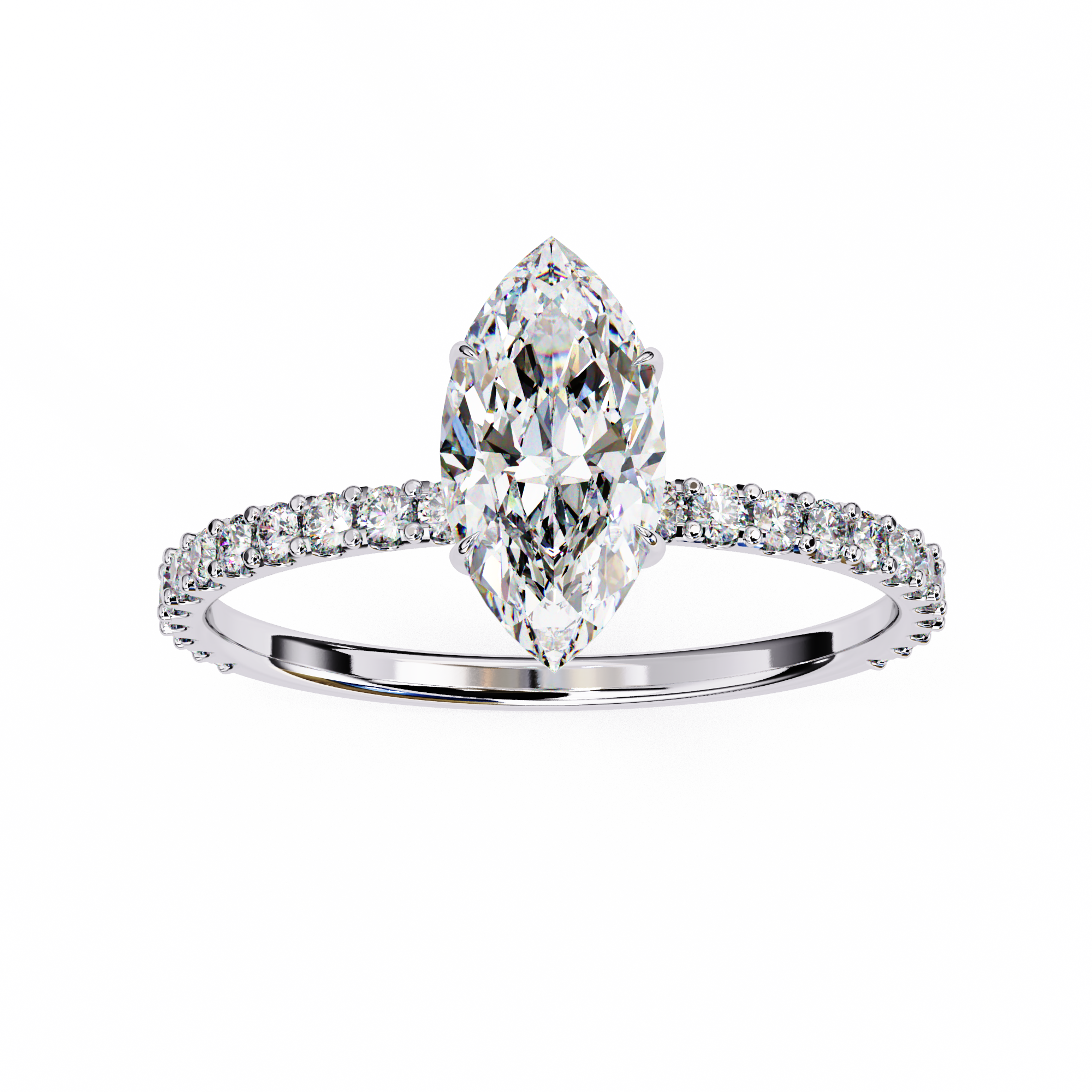 Emmanuella Diamond Solitaire Ring