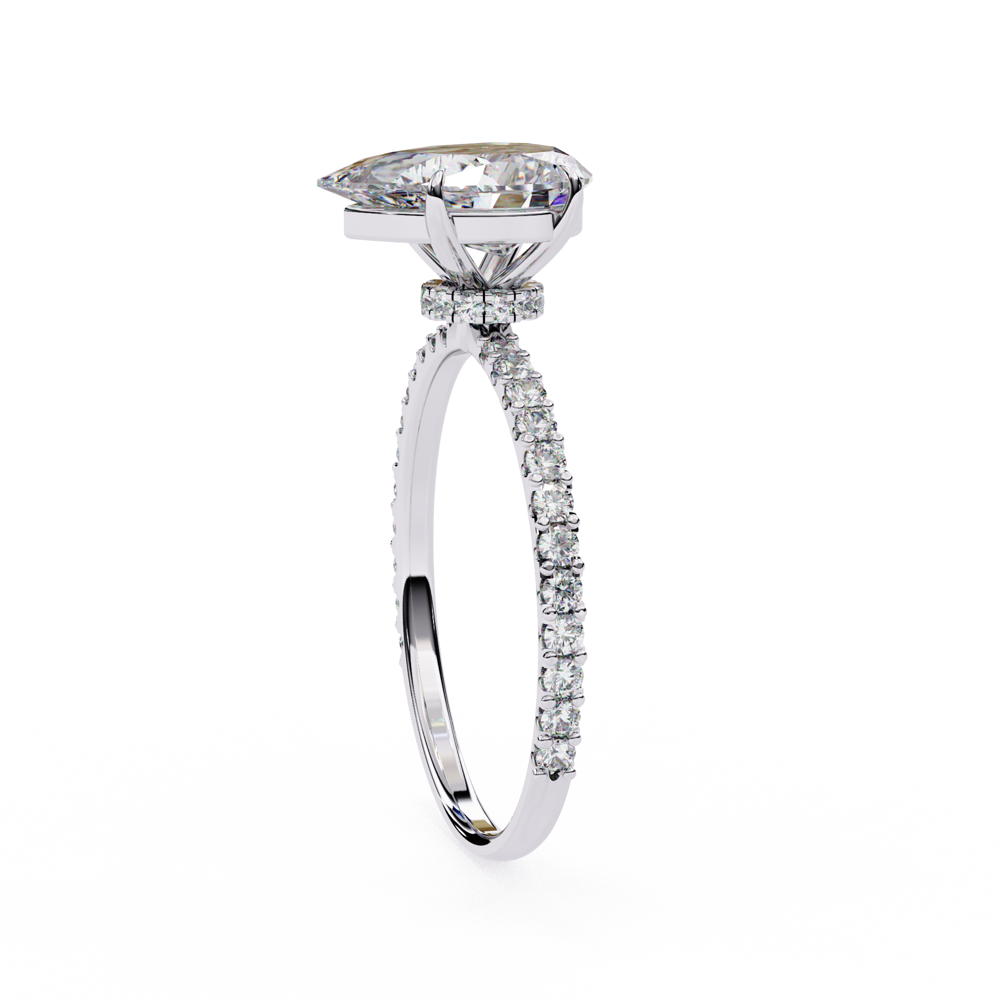 Evangeline Diamond Solitaire Ring