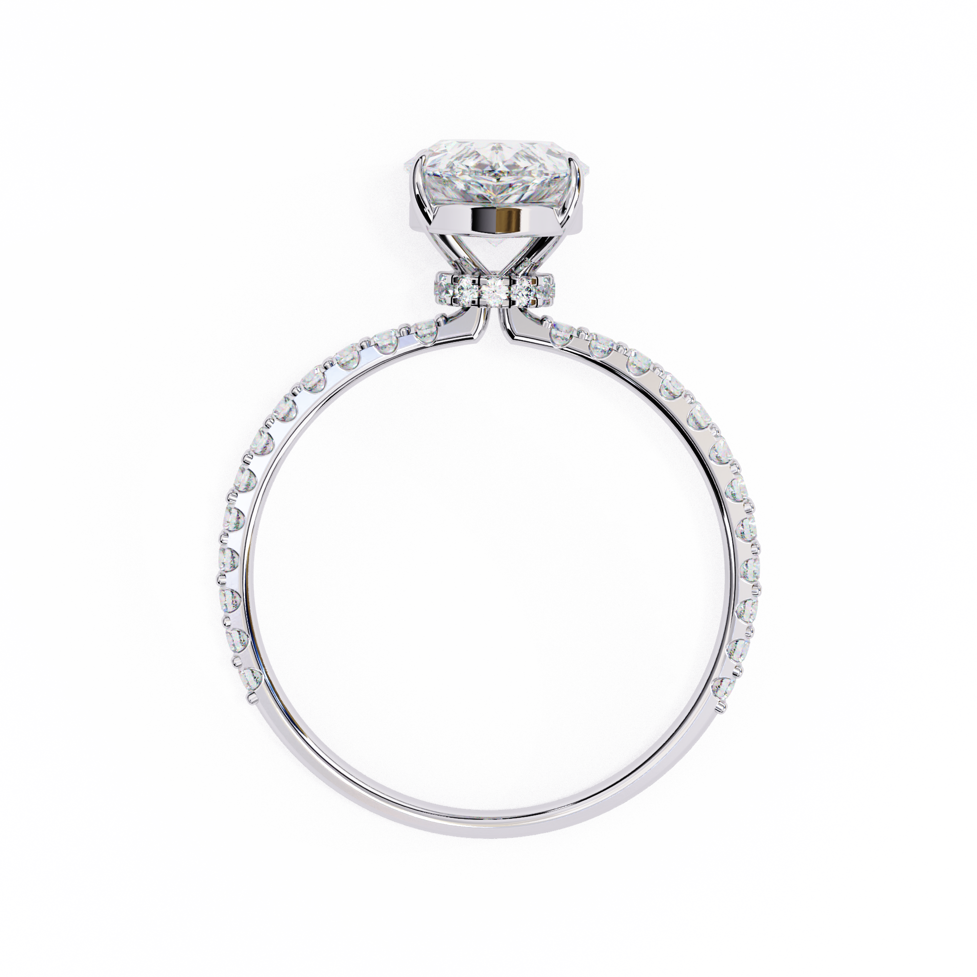 Evangeline Diamond Solitaire Ring