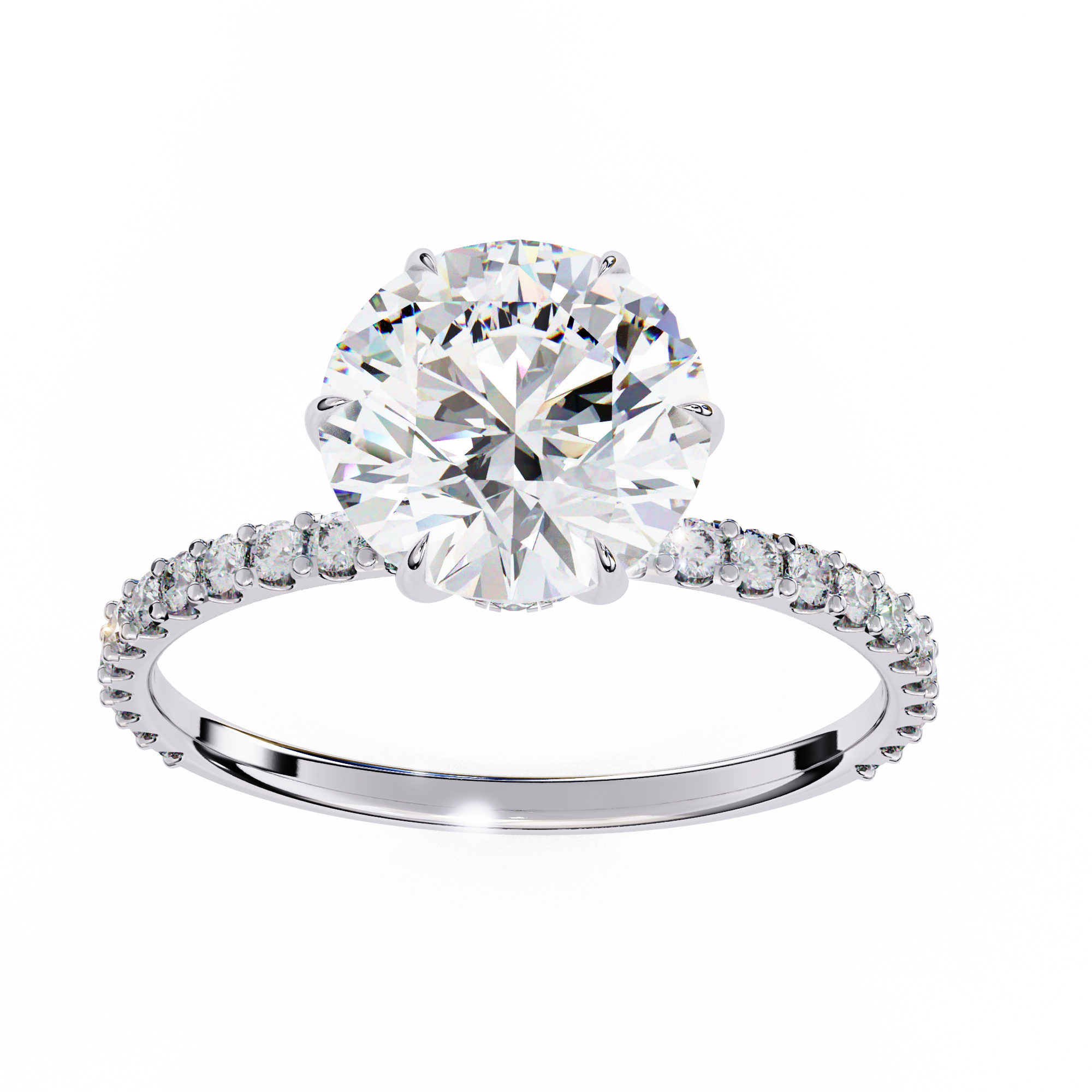 Fiorella Diamond Solitaire Ring