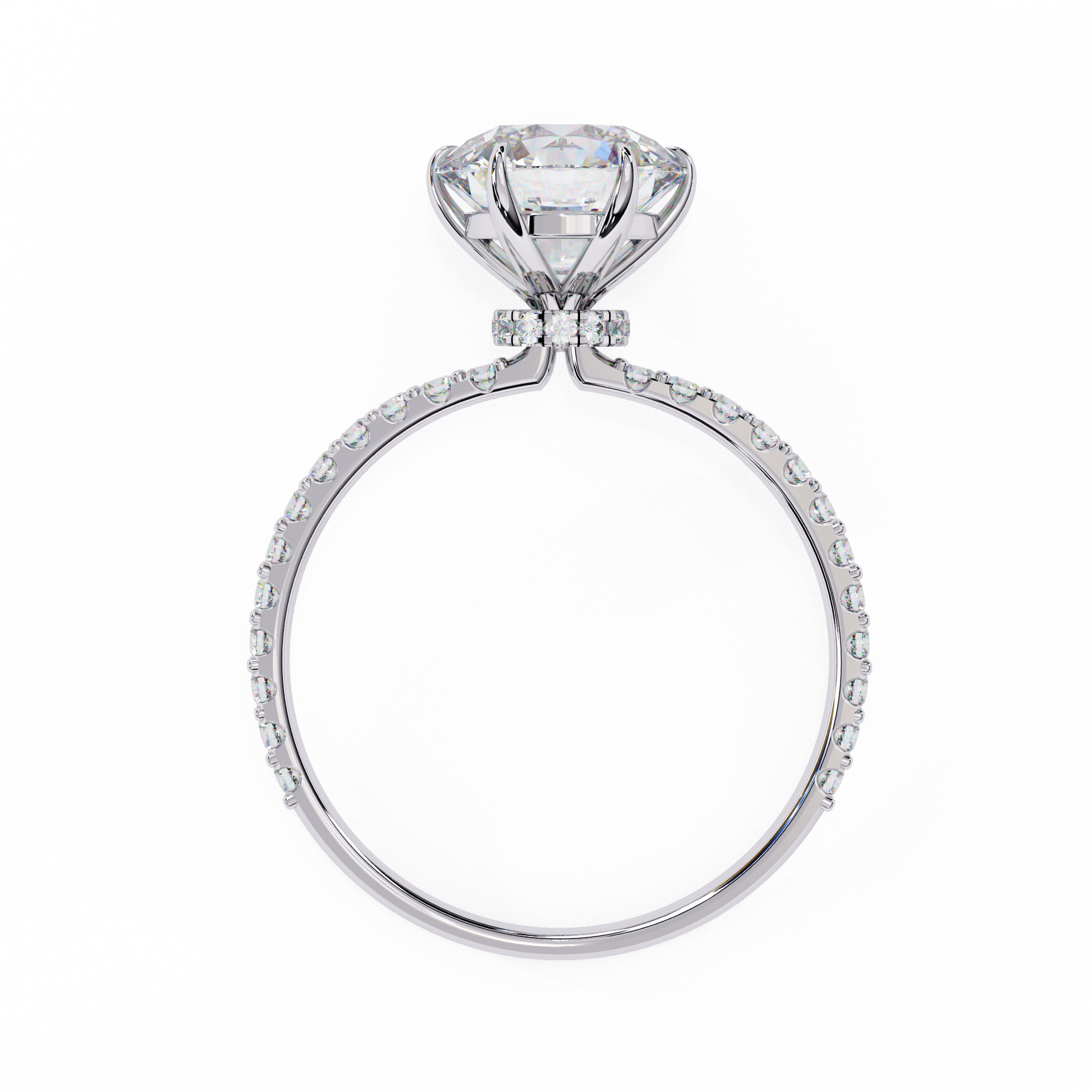 Fiorella Diamond Solitaire Ring
