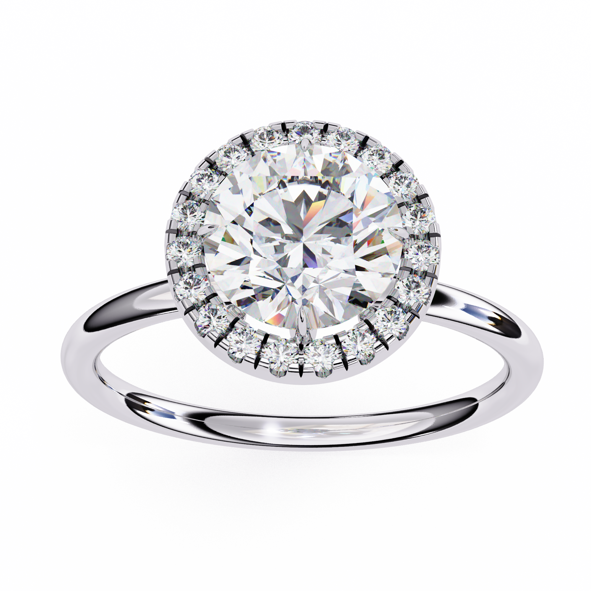 Francesca Diamond Solitaire Ring