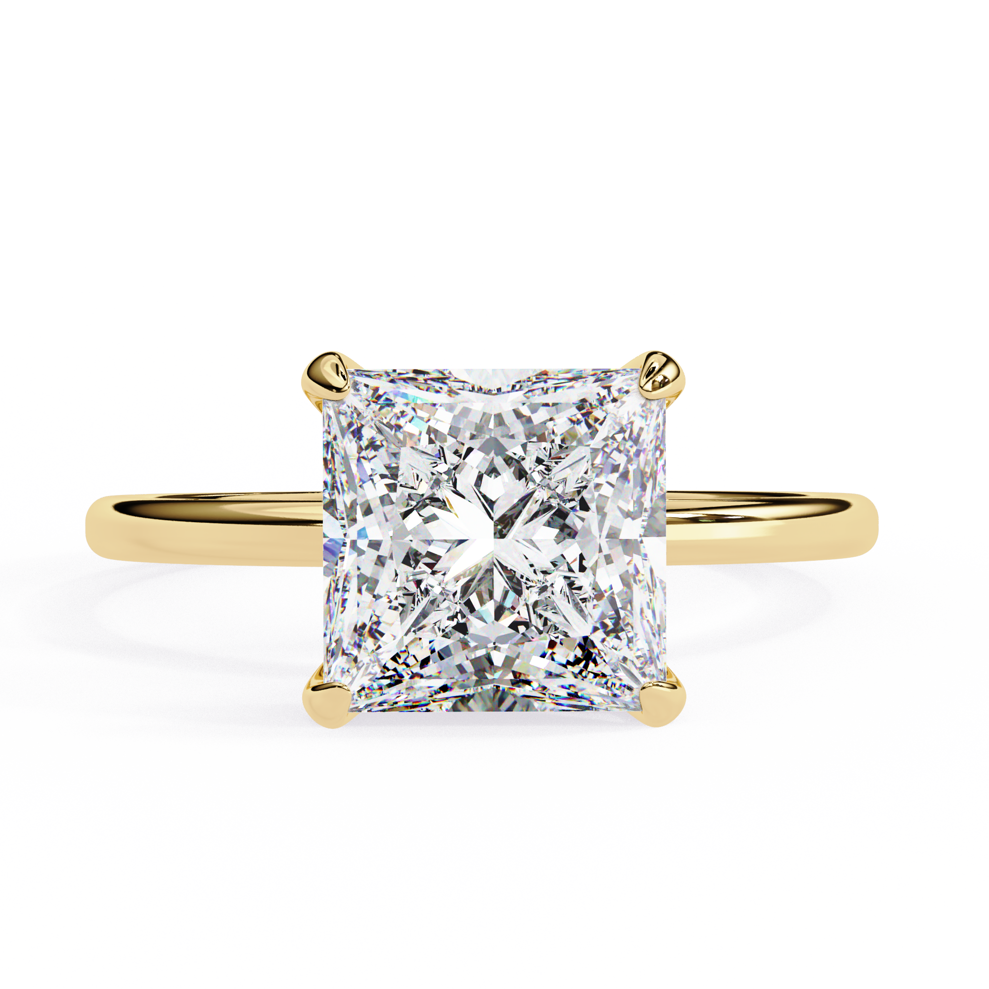 Juliet Diamond Solitaire Ring