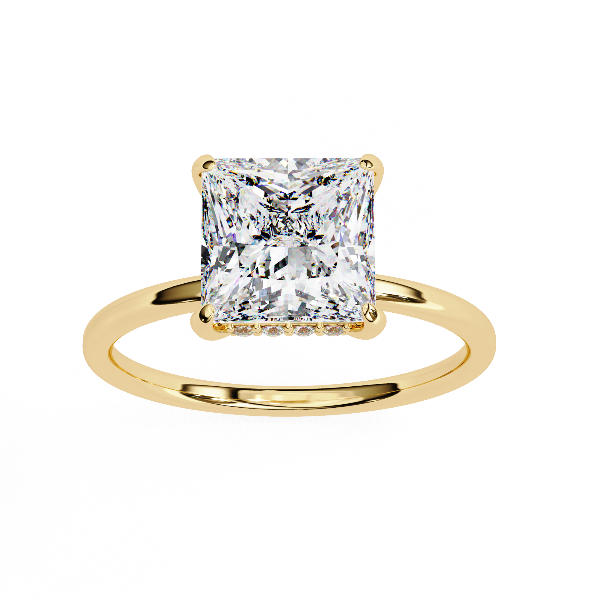 Juliet Diamond Solitaire Ring