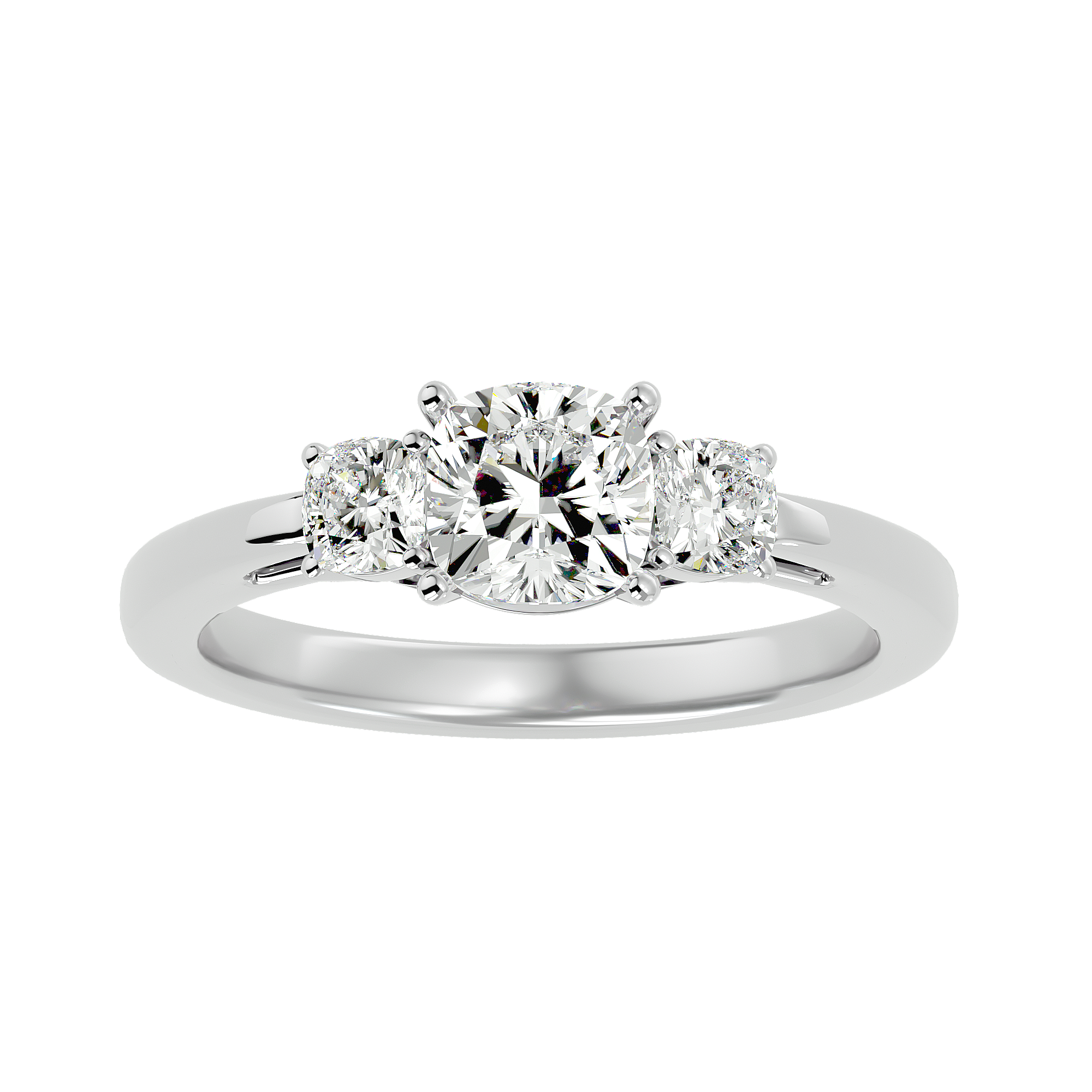 Mirela Diamond Three Stone Ring