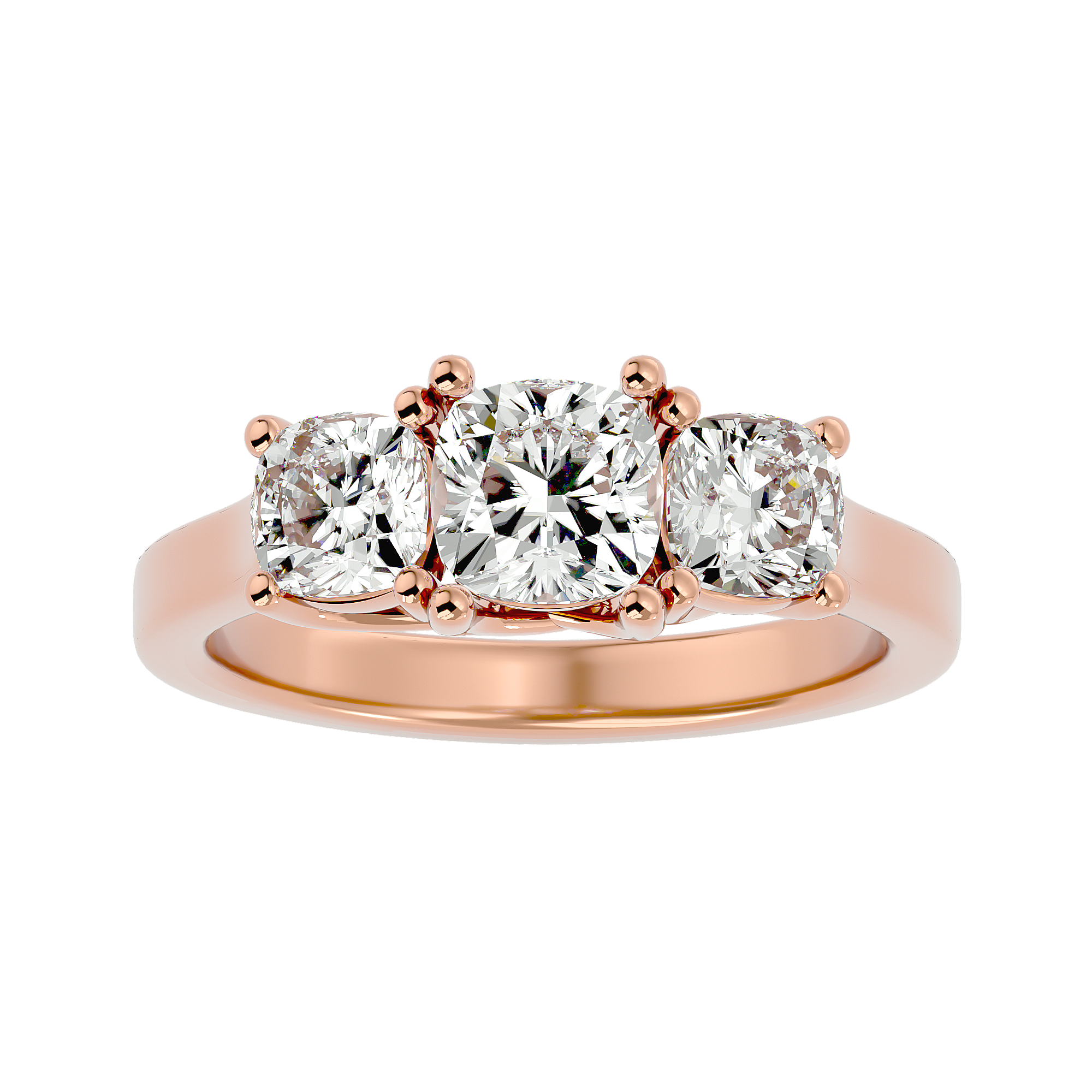 Eva Diamond Three Stone Ring