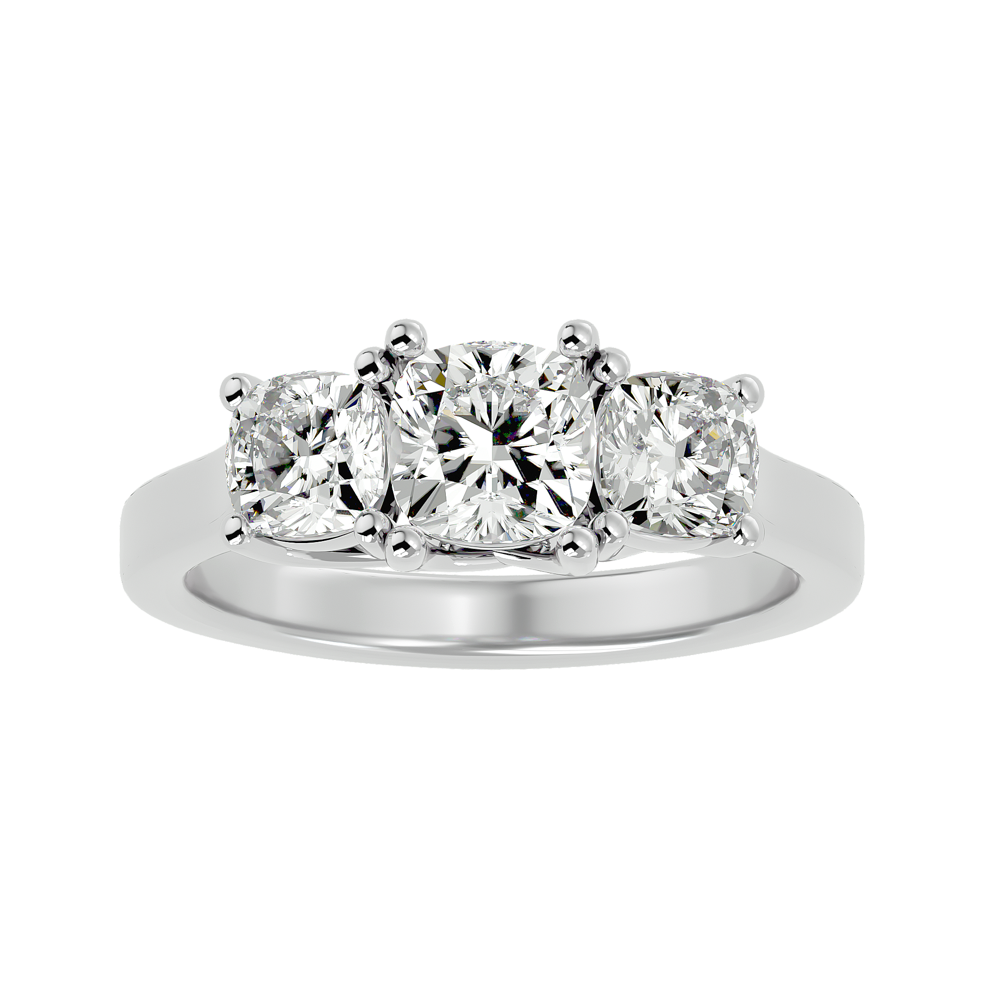 Eva Diamond Three Stone Ring