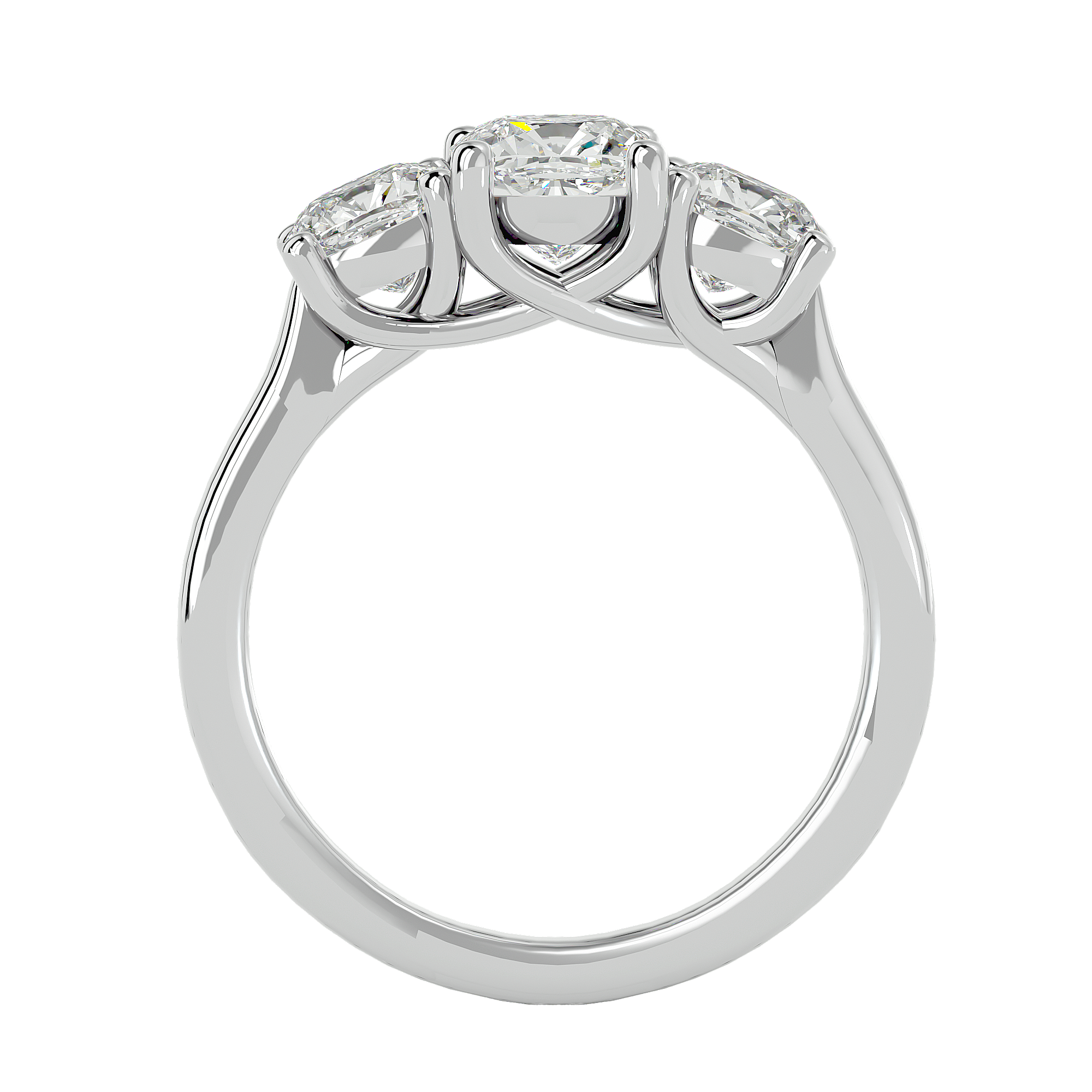 Eva Diamond Three Stone Ring