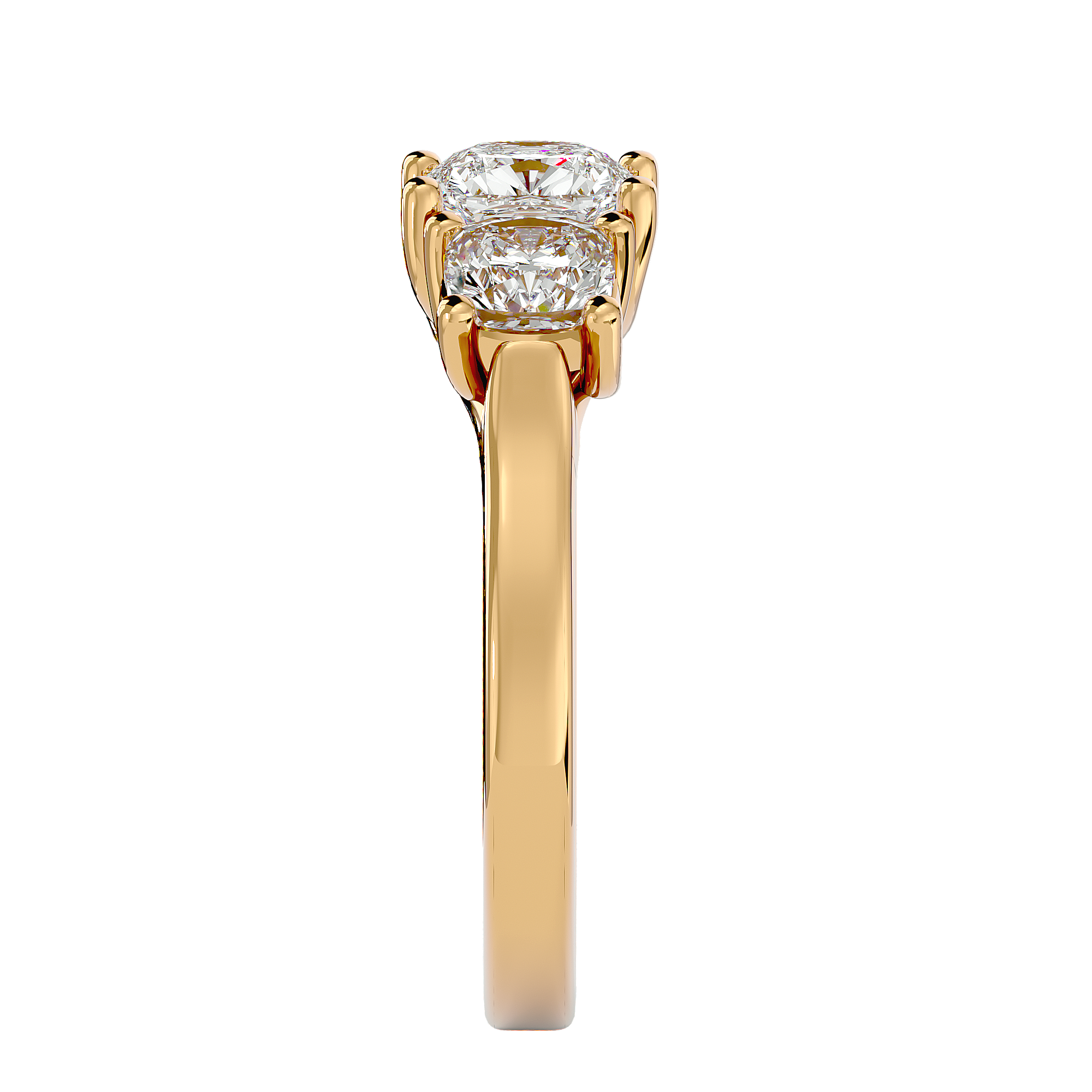 Eva Diamond Three Stone Ring