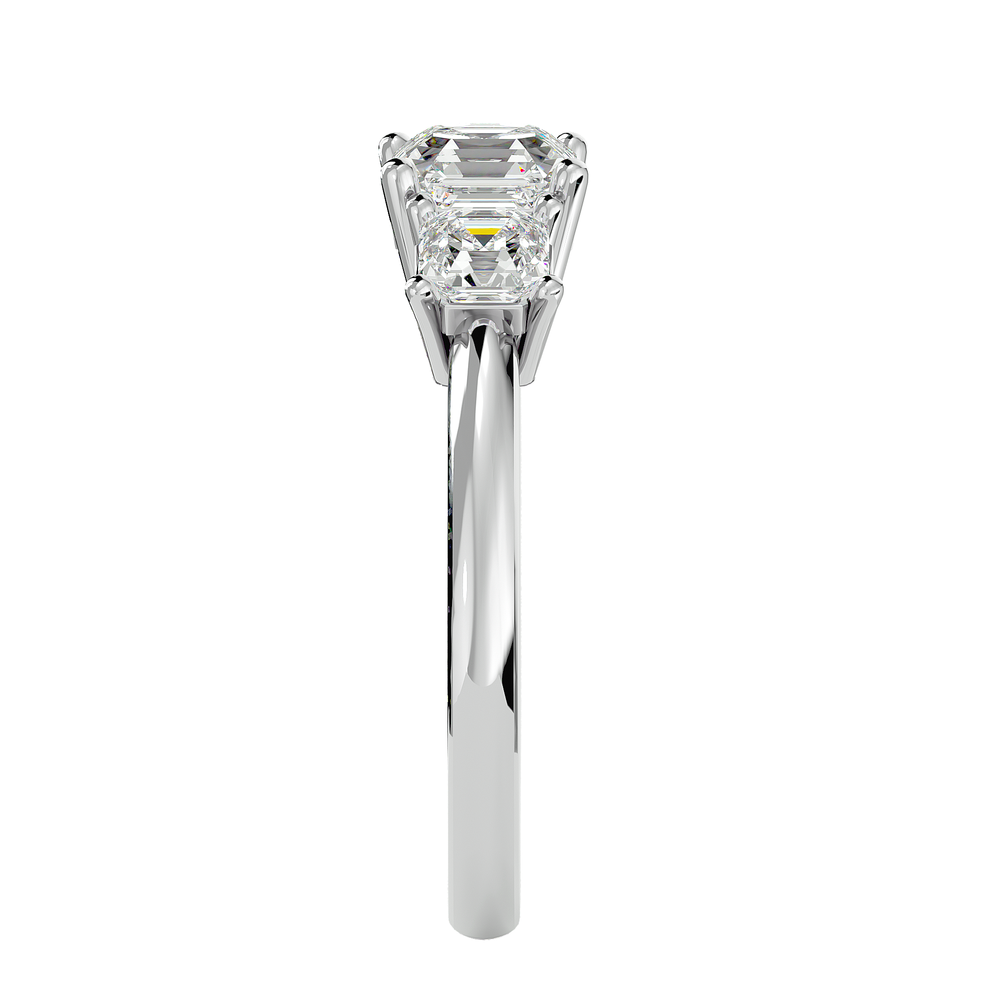 Alyssa Diamond Three Stone Ring