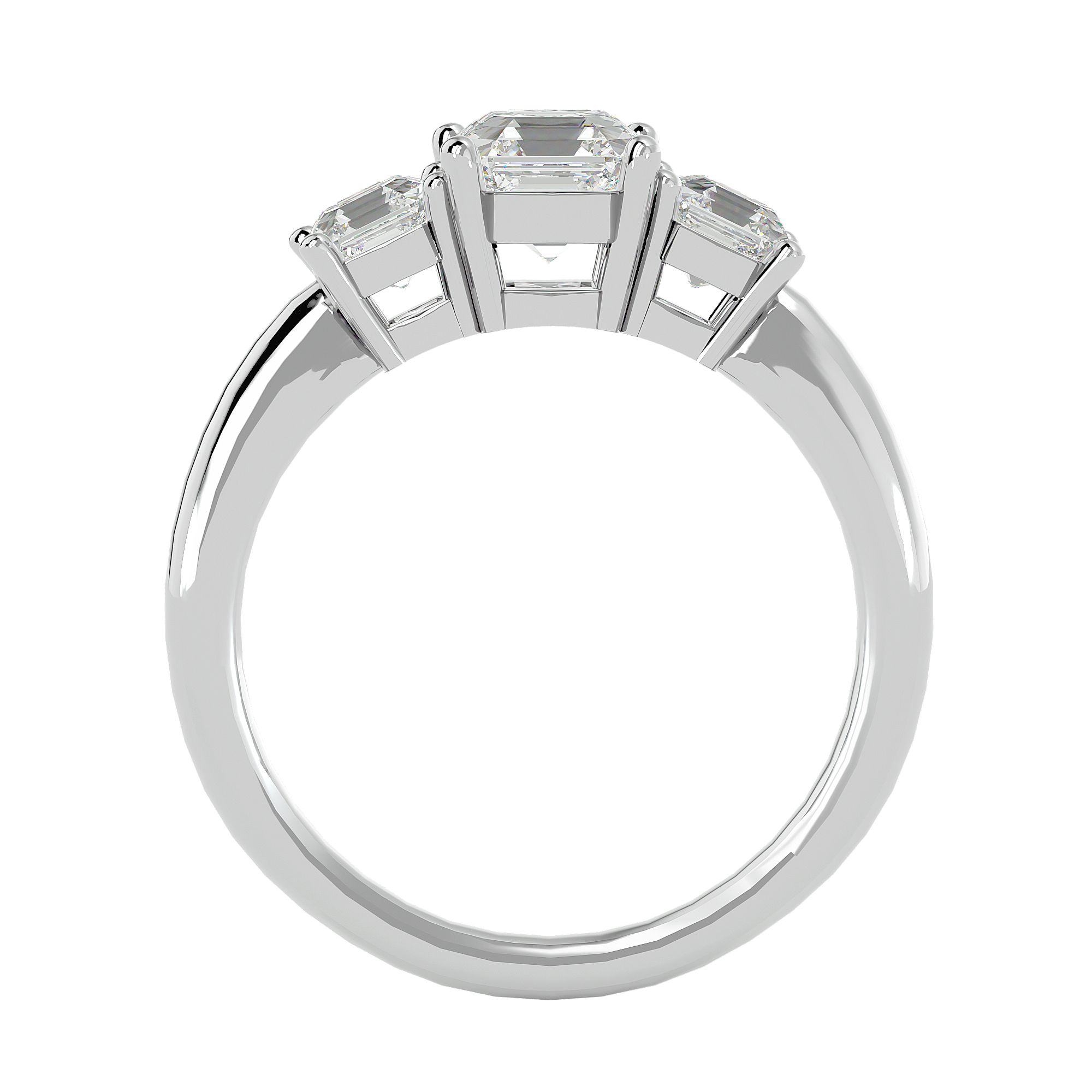 Alyssa Diamond Three Stone Ring