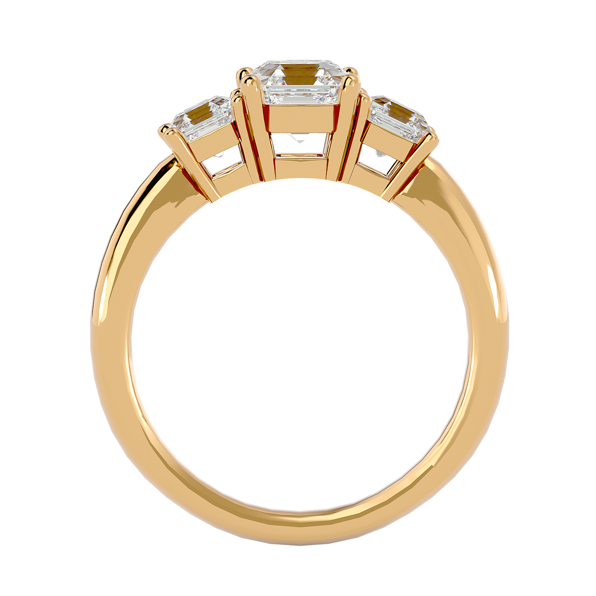 Alyssa Diamond Three Stone Ring