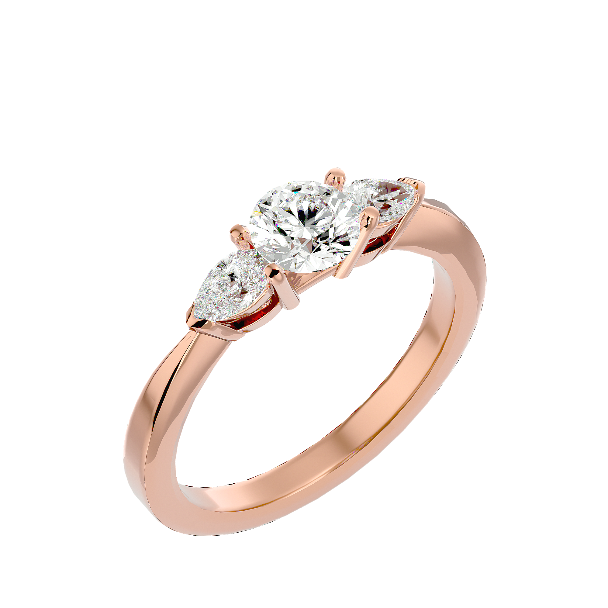 Bella Diamond Three Stone Ring