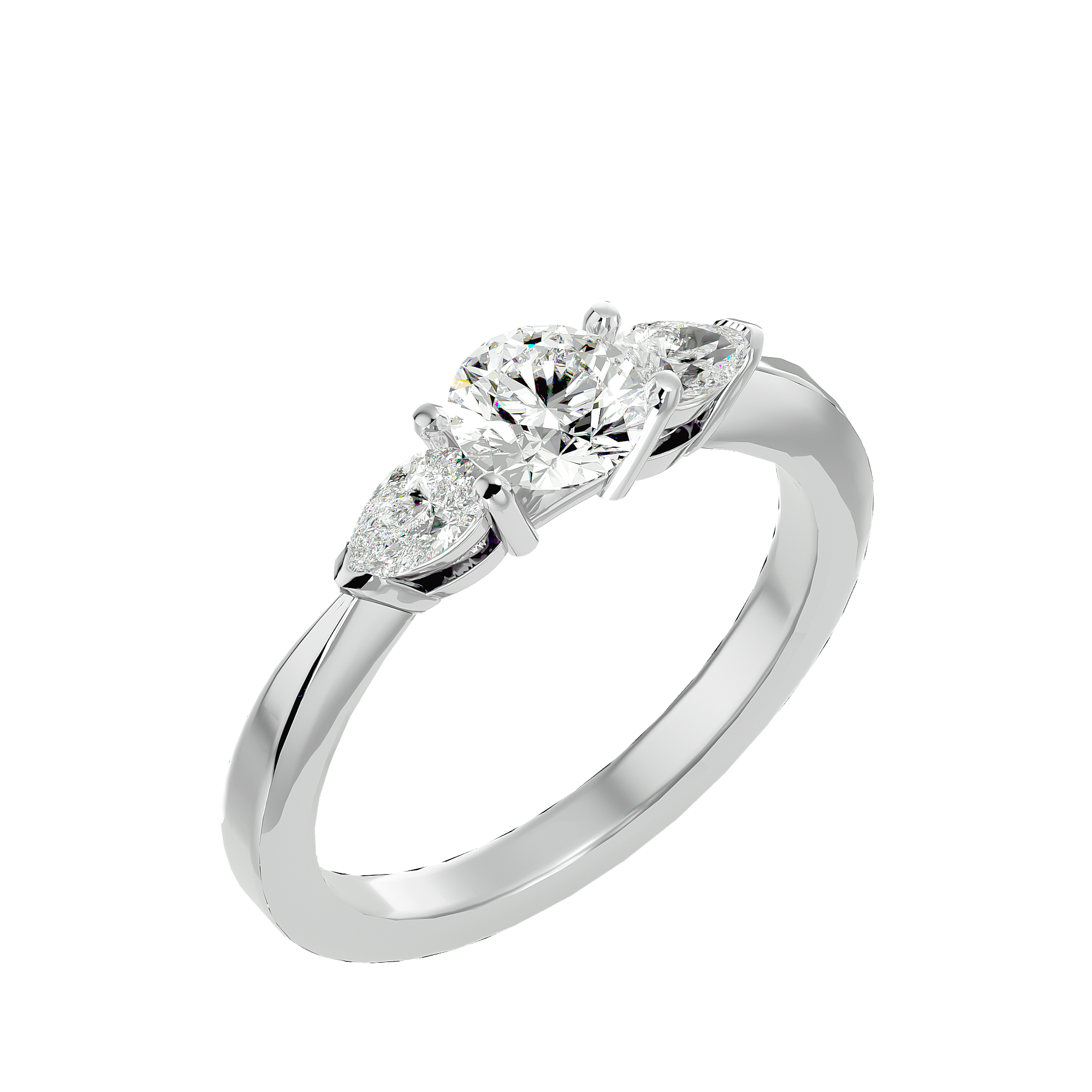 Bella Diamond Three Stone Ring