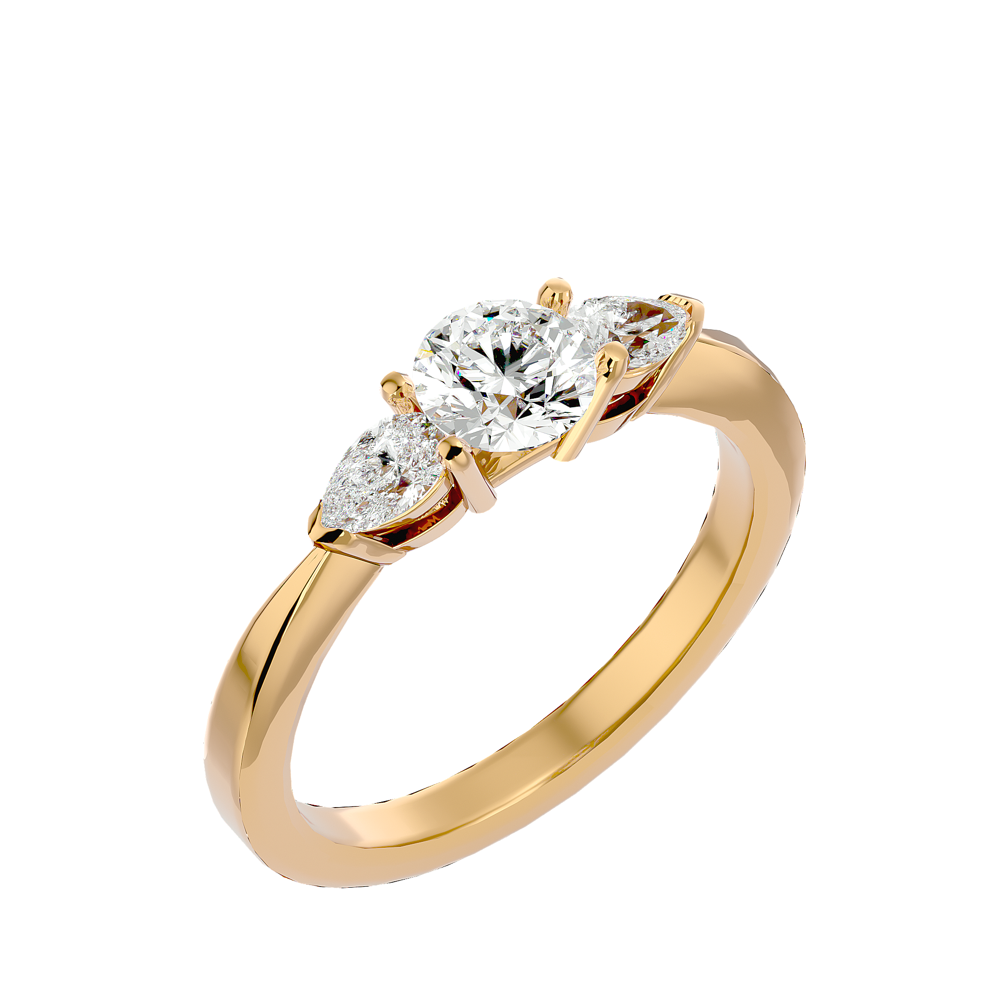 Bella Diamond Three Stone Ring