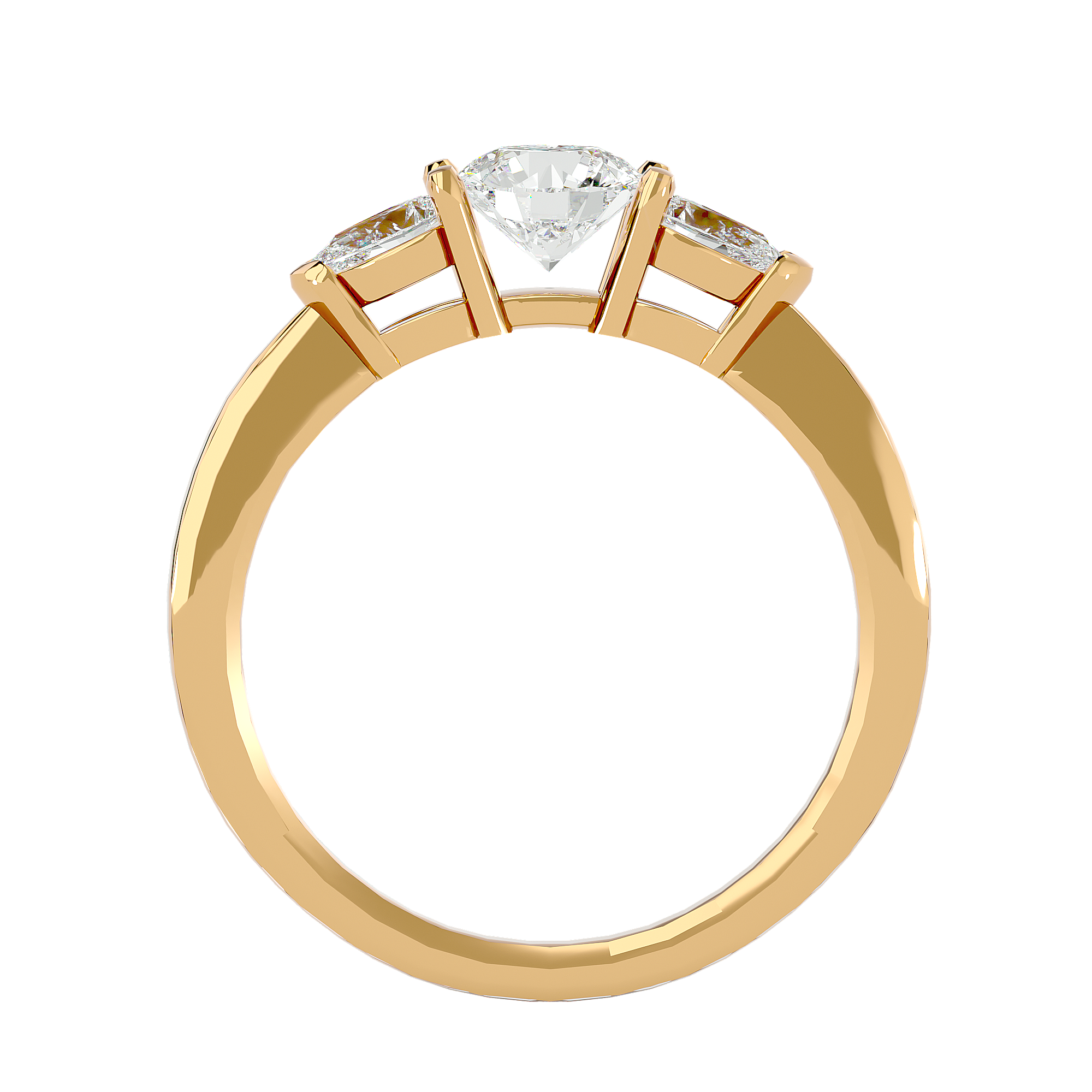 Bella Diamond Three Stone Ring