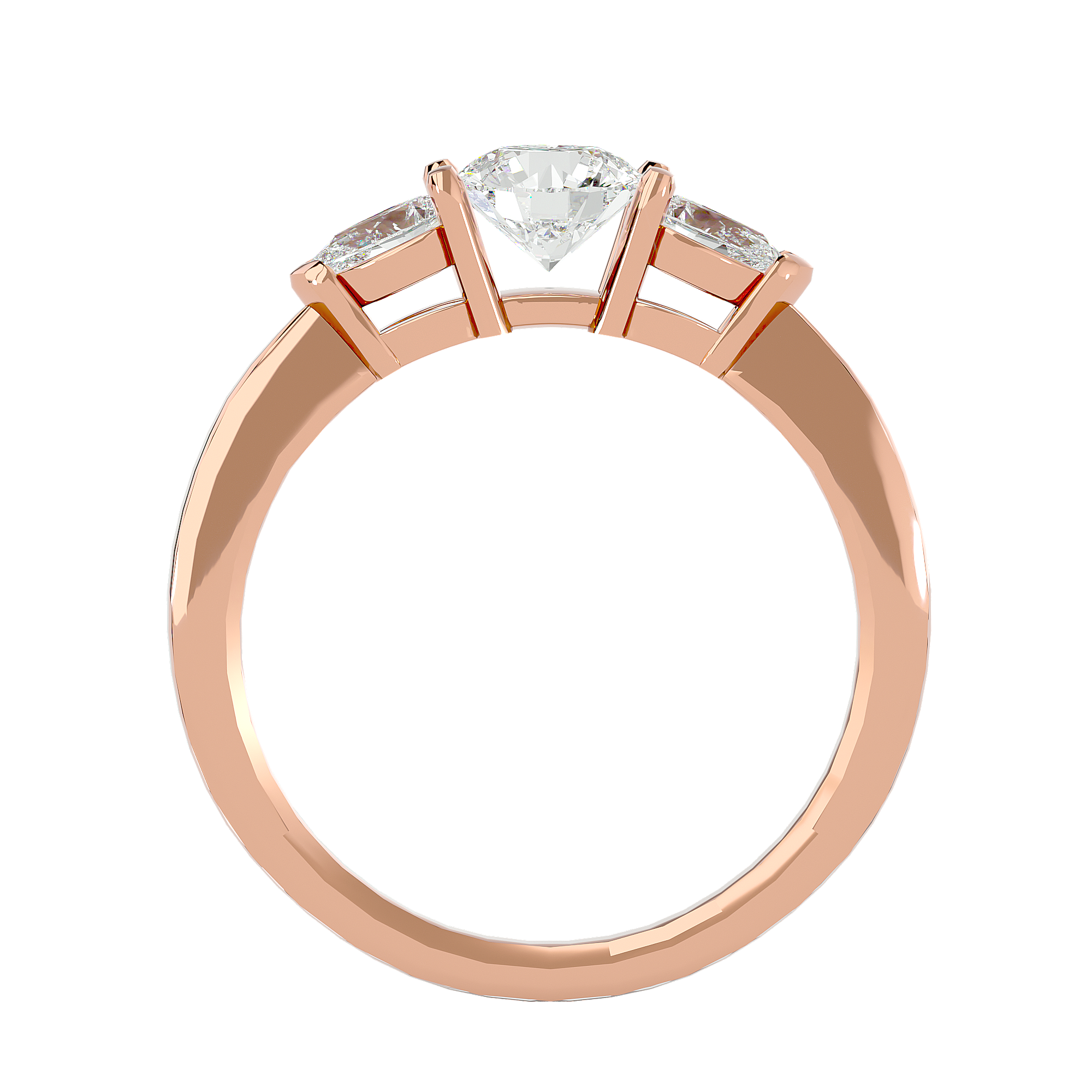 Bella Diamond Three Stone Ring