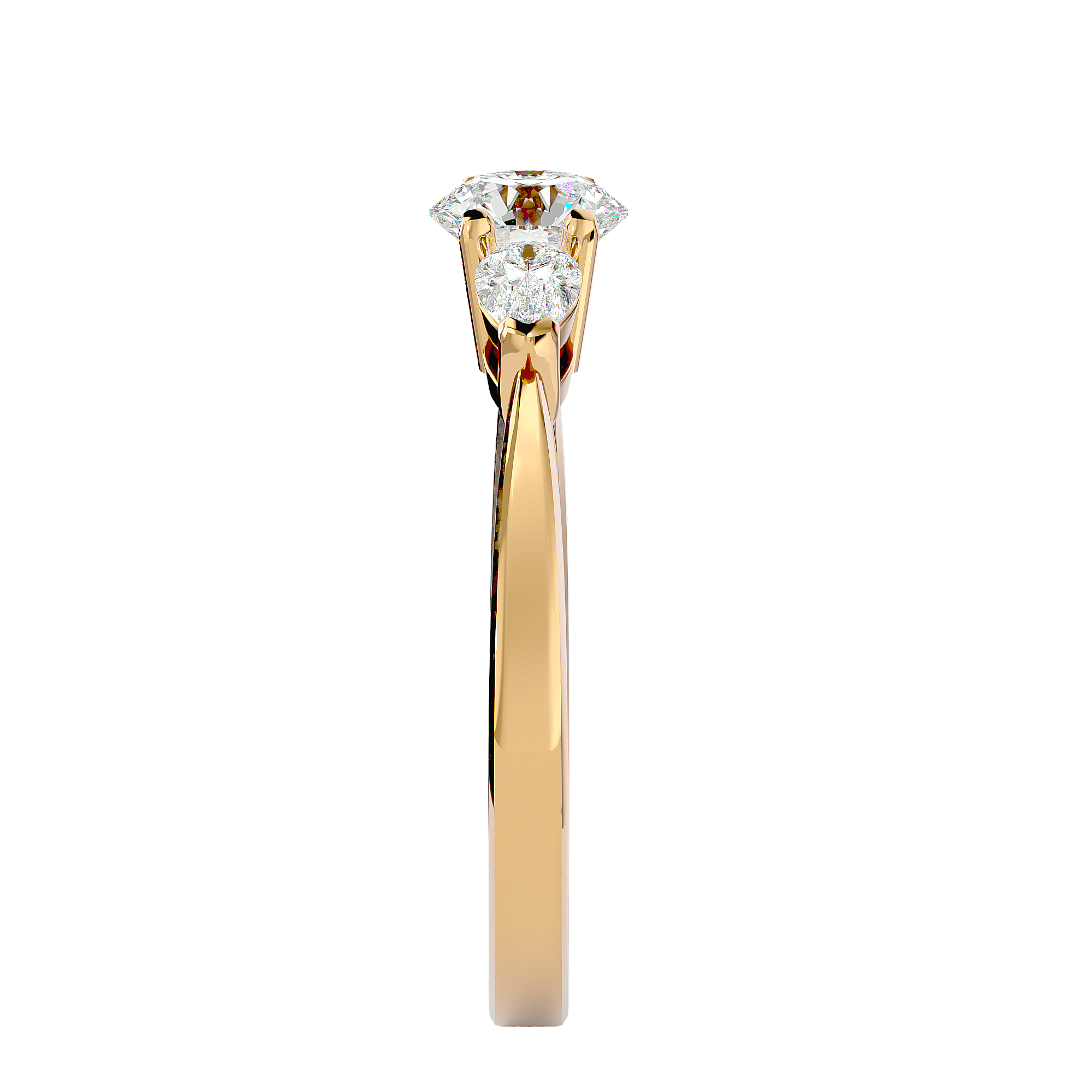 Bella Diamond Three Stone Ring