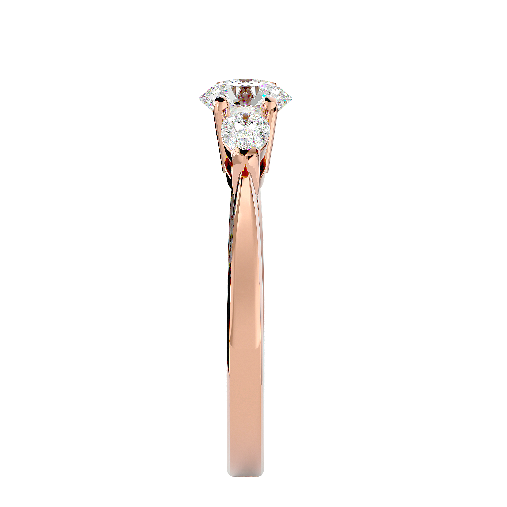 Bella Diamond Three Stone Ring