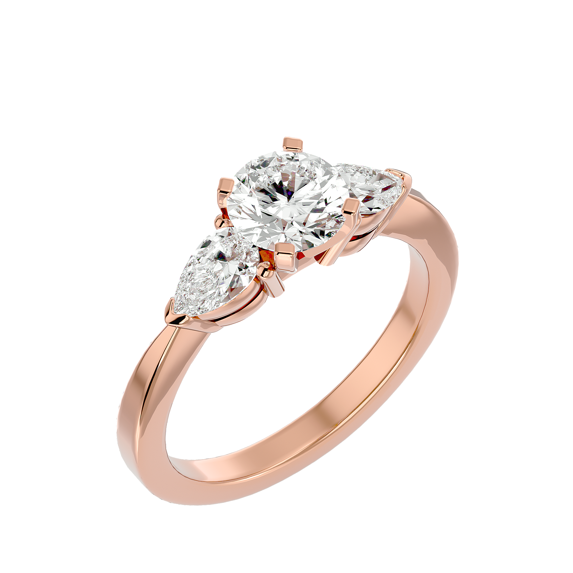 Estella Diamond Three Stone Ring