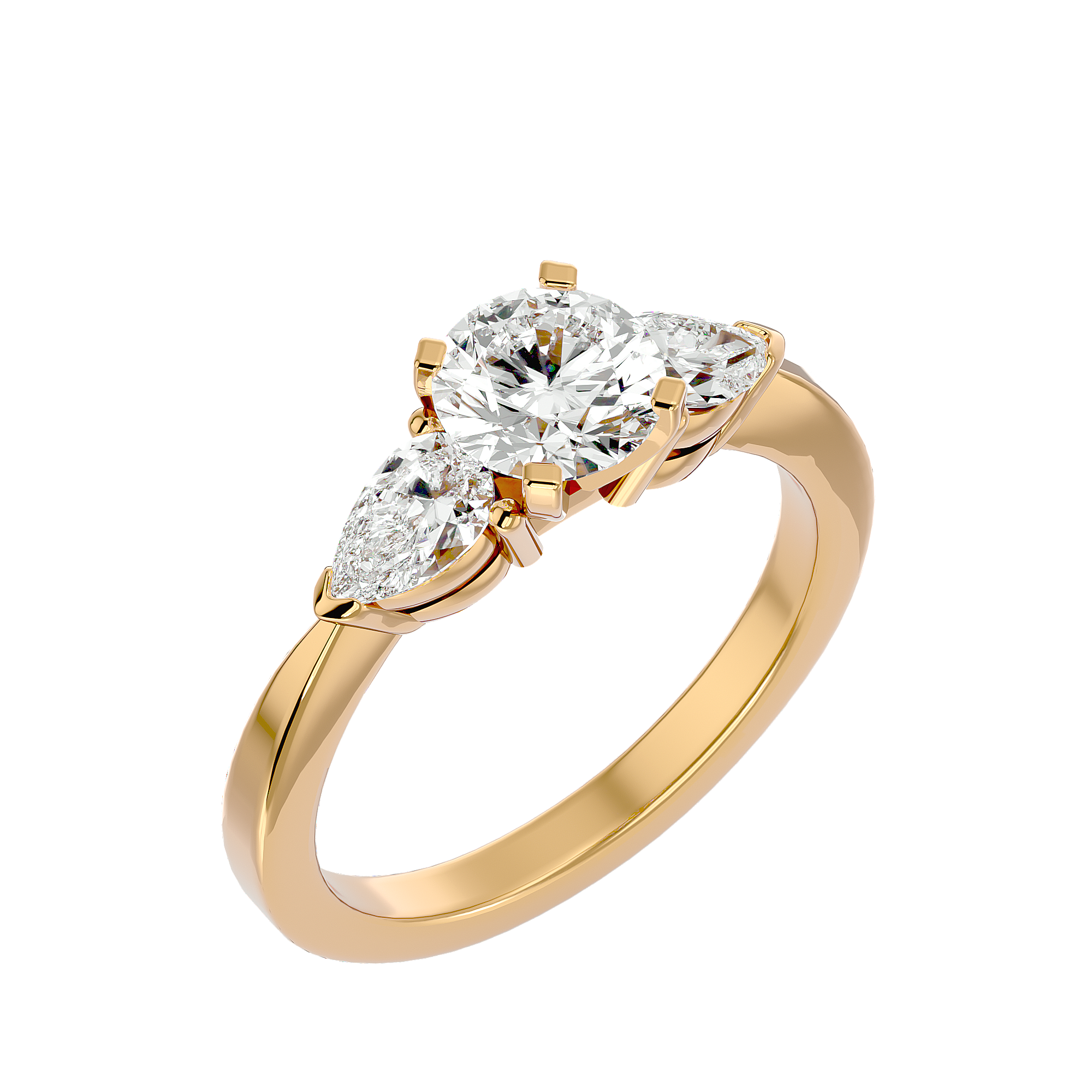 Estella Diamond Three Stone Ring