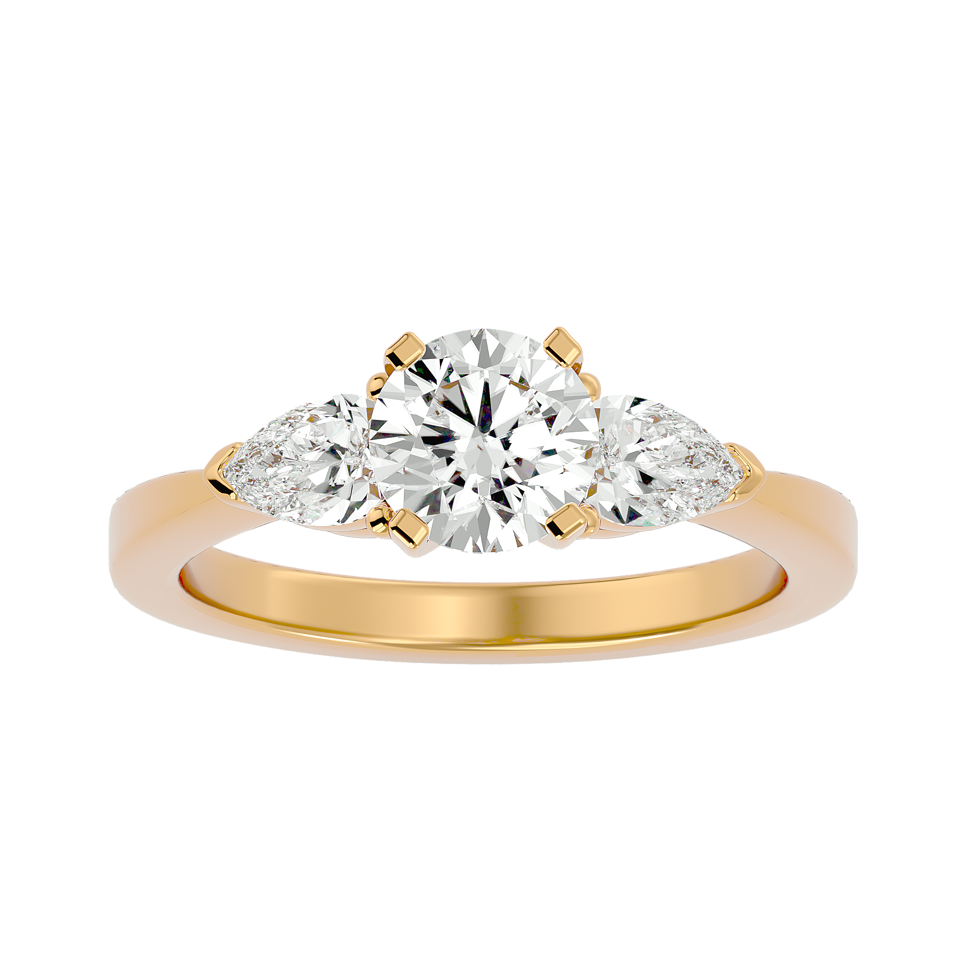 Estella Diamond Three Stone Ring