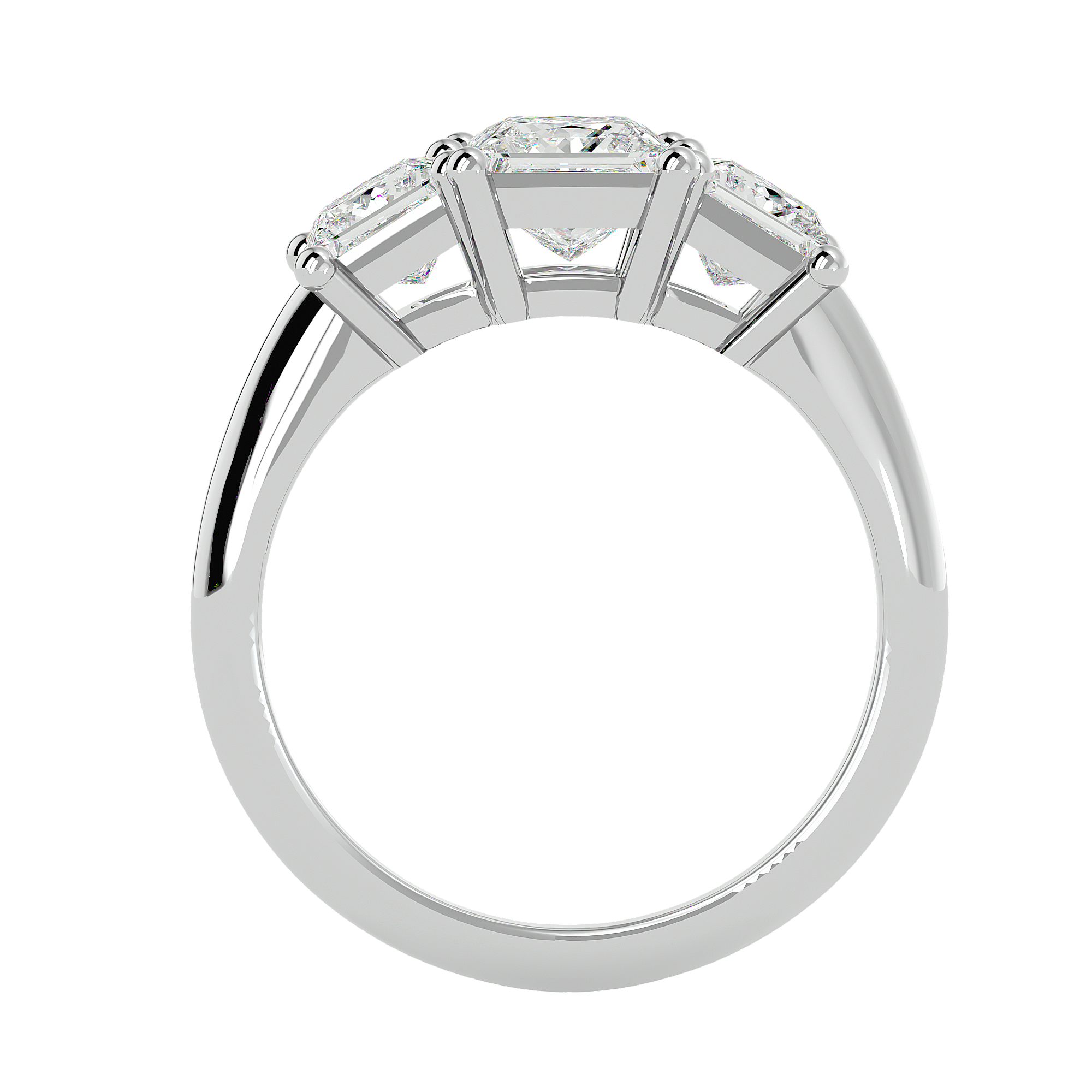 Rumi Diamond Three Stone Ring