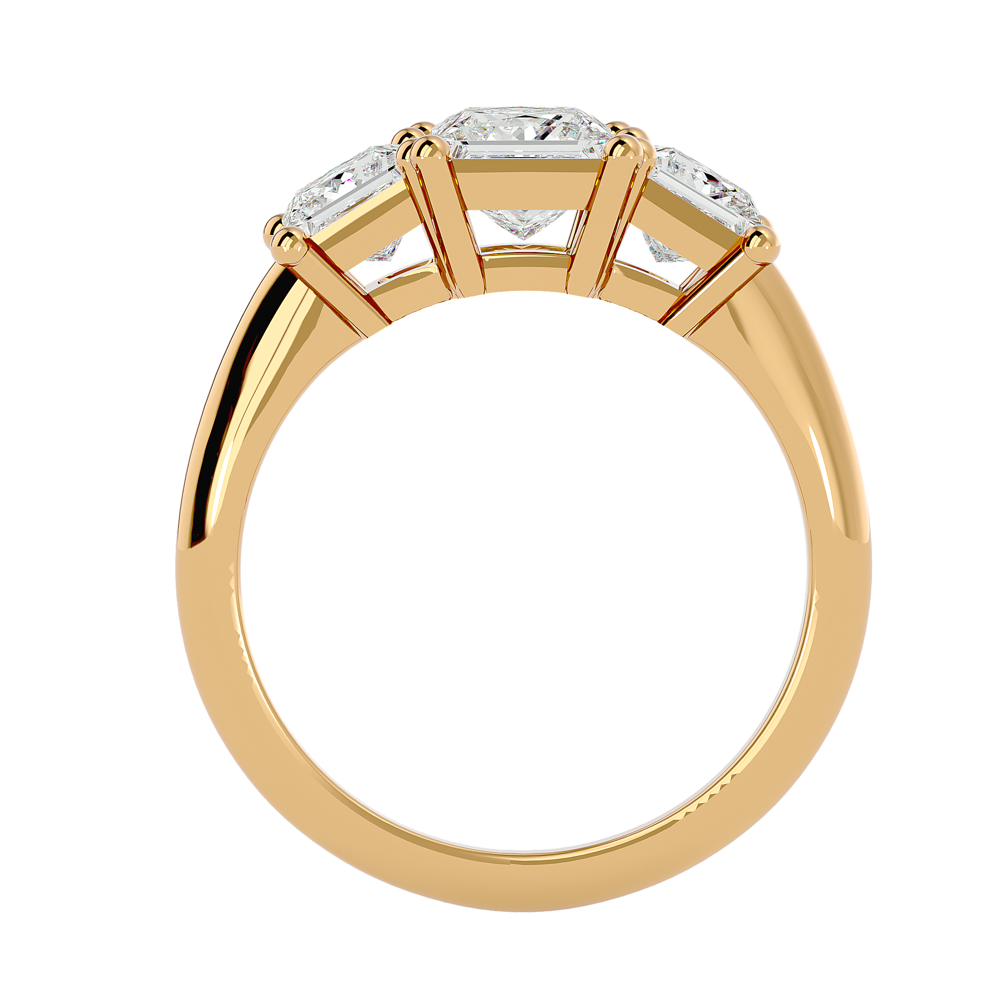 Rumi Diamond Three Stone Ring