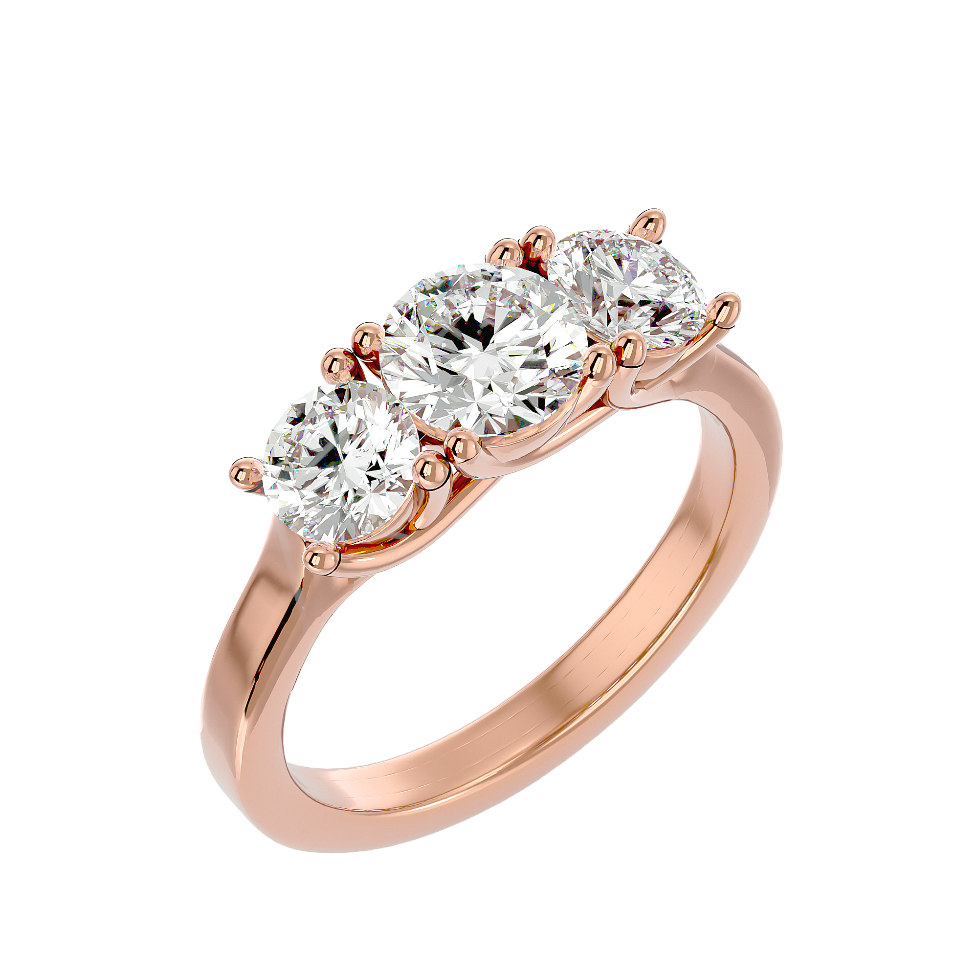 Eden Diamond Three Stone Ring