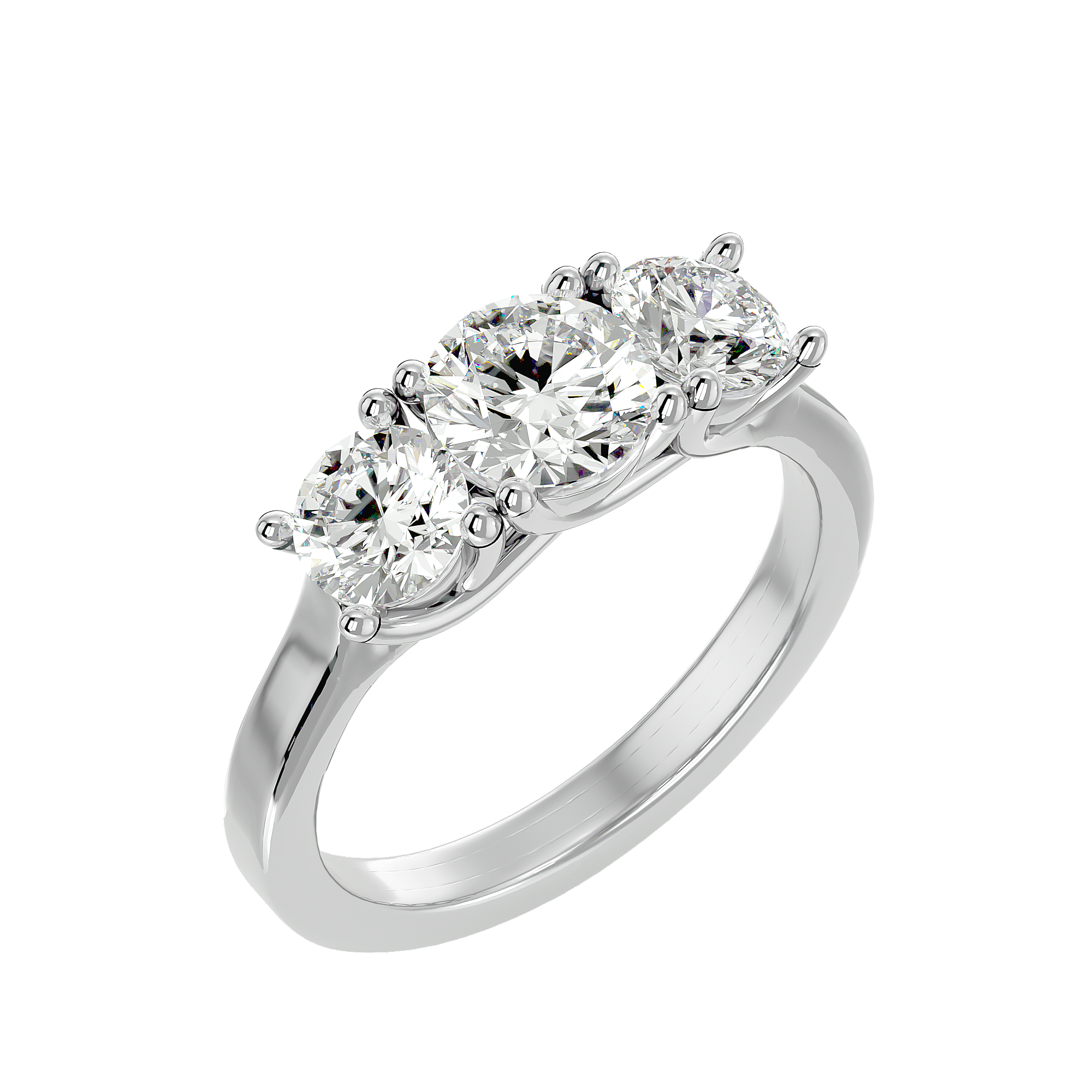 Eden Diamond Three Stone Ring