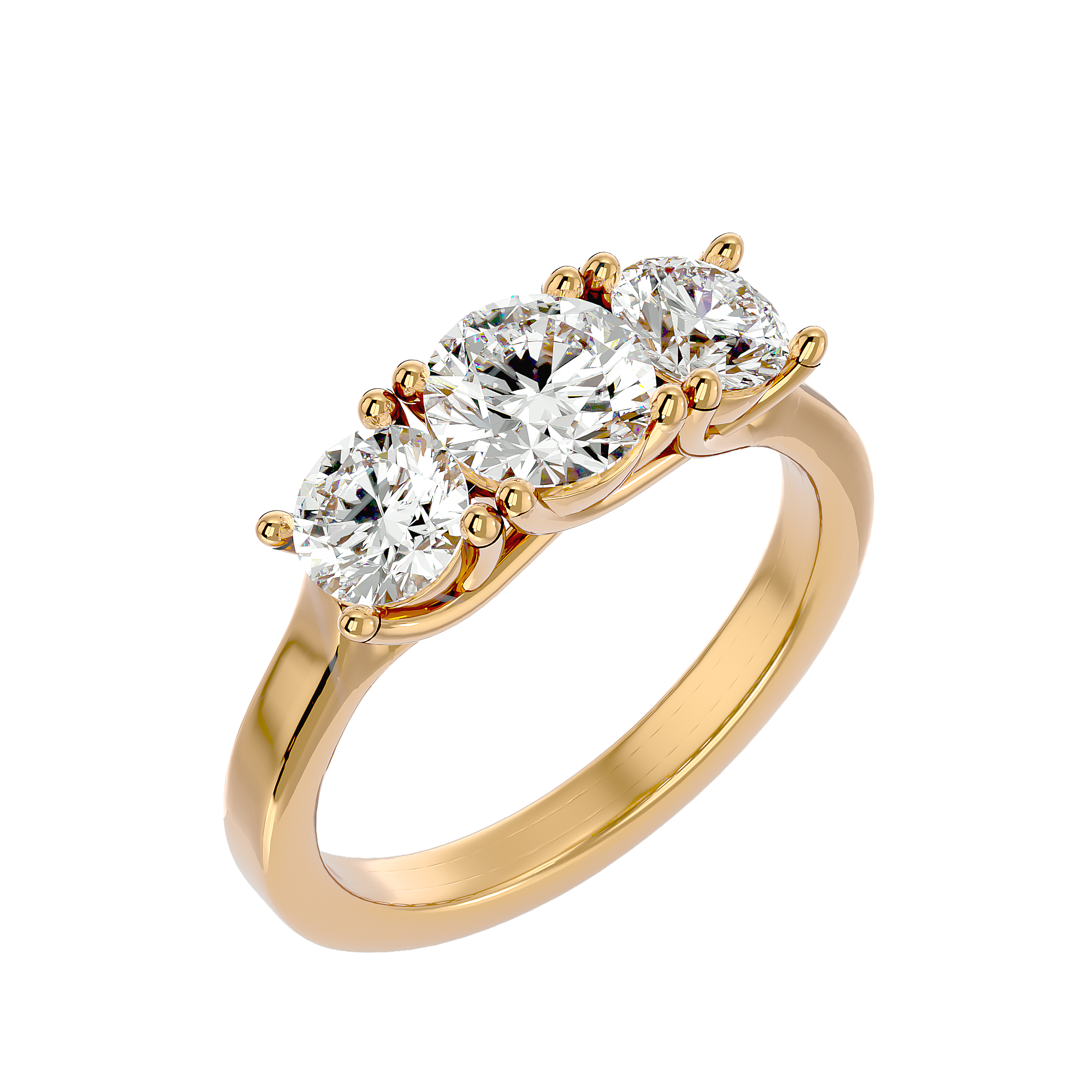 Eden Diamond Three Stone Ring