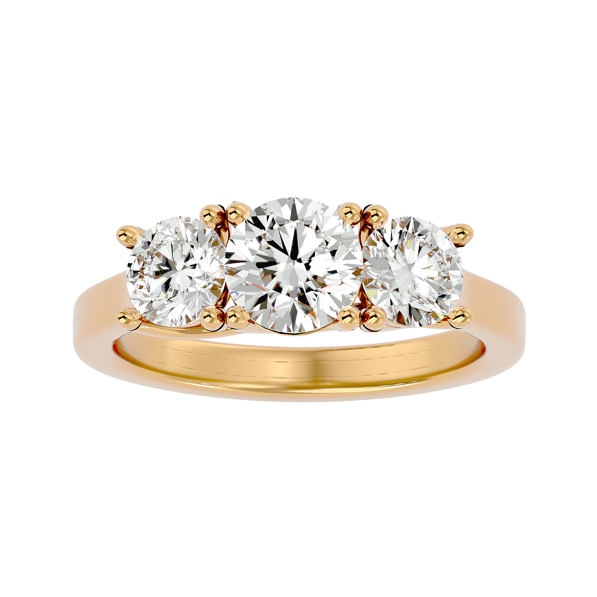 Eden Diamond Three Stone Ring