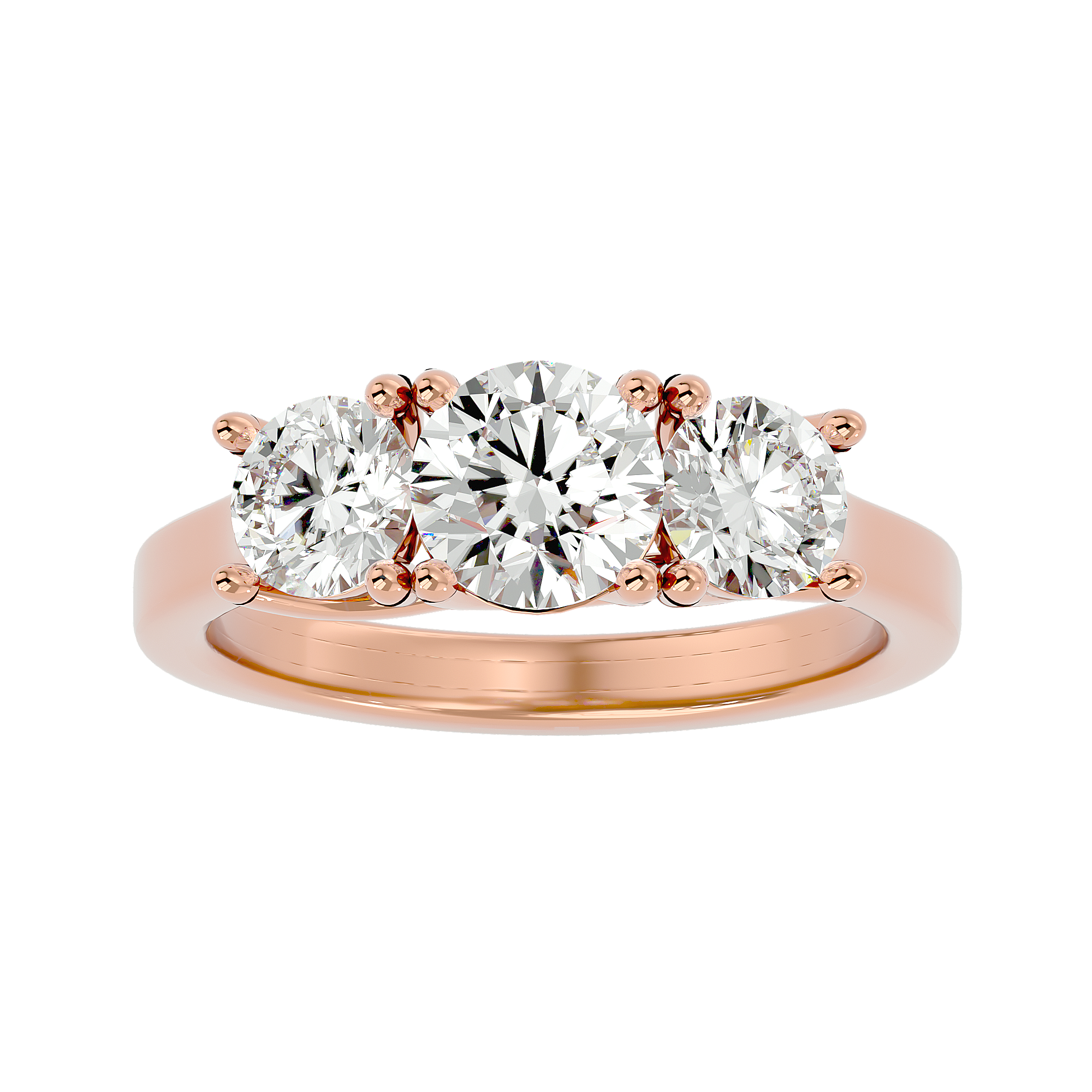 Eden Diamond Three Stone Ring